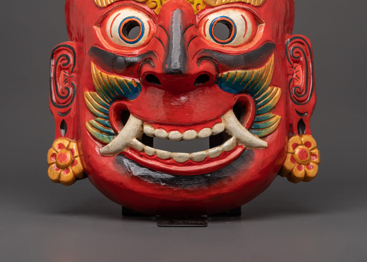 Mask Rackee Lakhe Mask | A Powerful Symbol of Protection