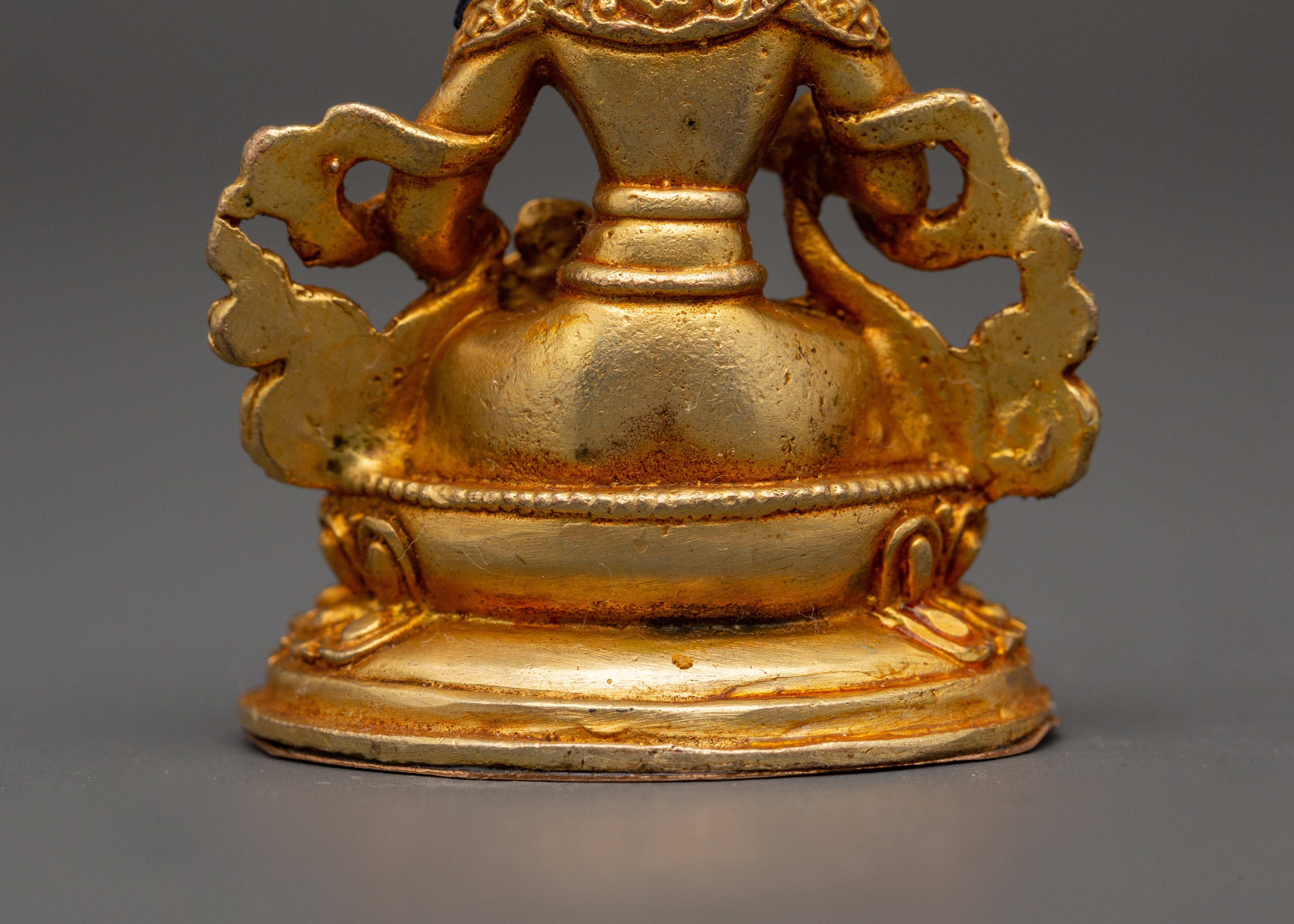 Gold Plated Doje Semba Sculpture | Tibetan Spiritual Art