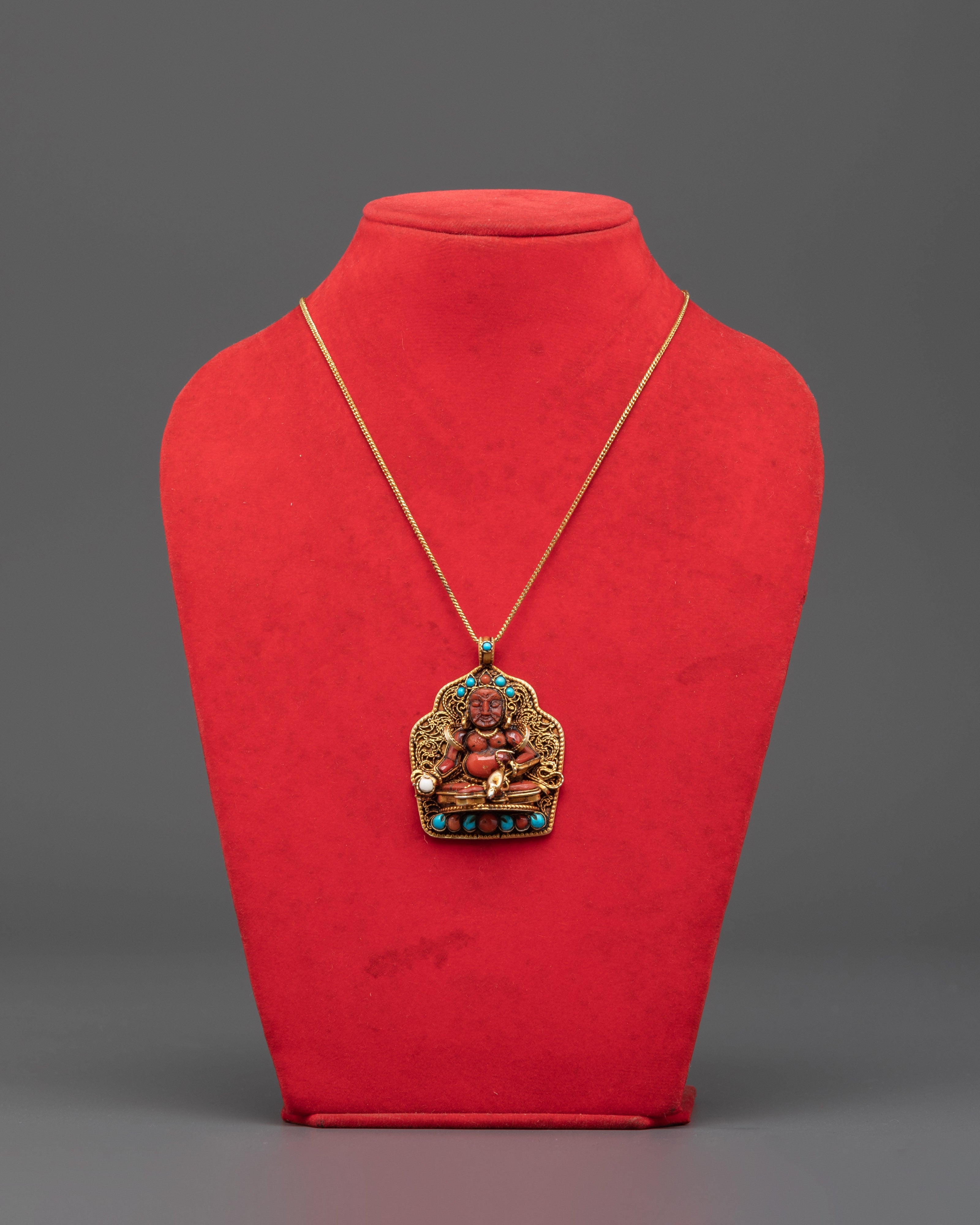 Dzambhala Wealth Deity Pendant
