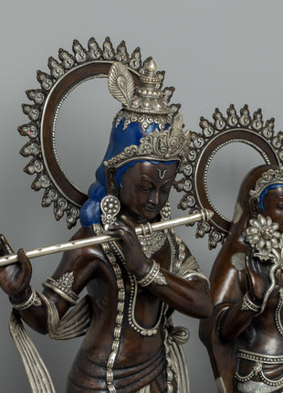 Statue of Lord Krishna and Radha | Divine Love Embodied in Krishna Radha Sculpture