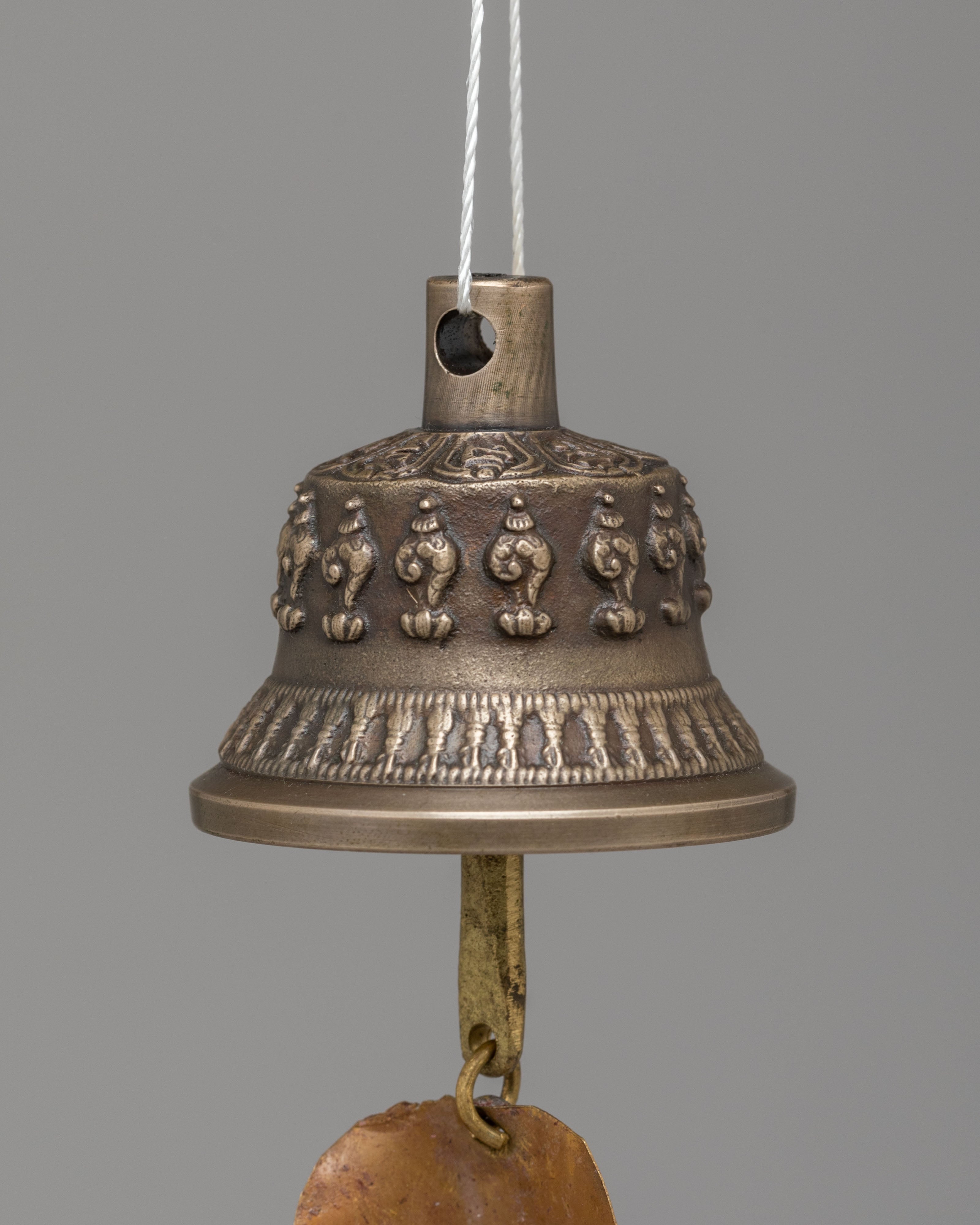 Sacred Buddhist Hanging Bell | Meditation Bell for Spiritual Practices