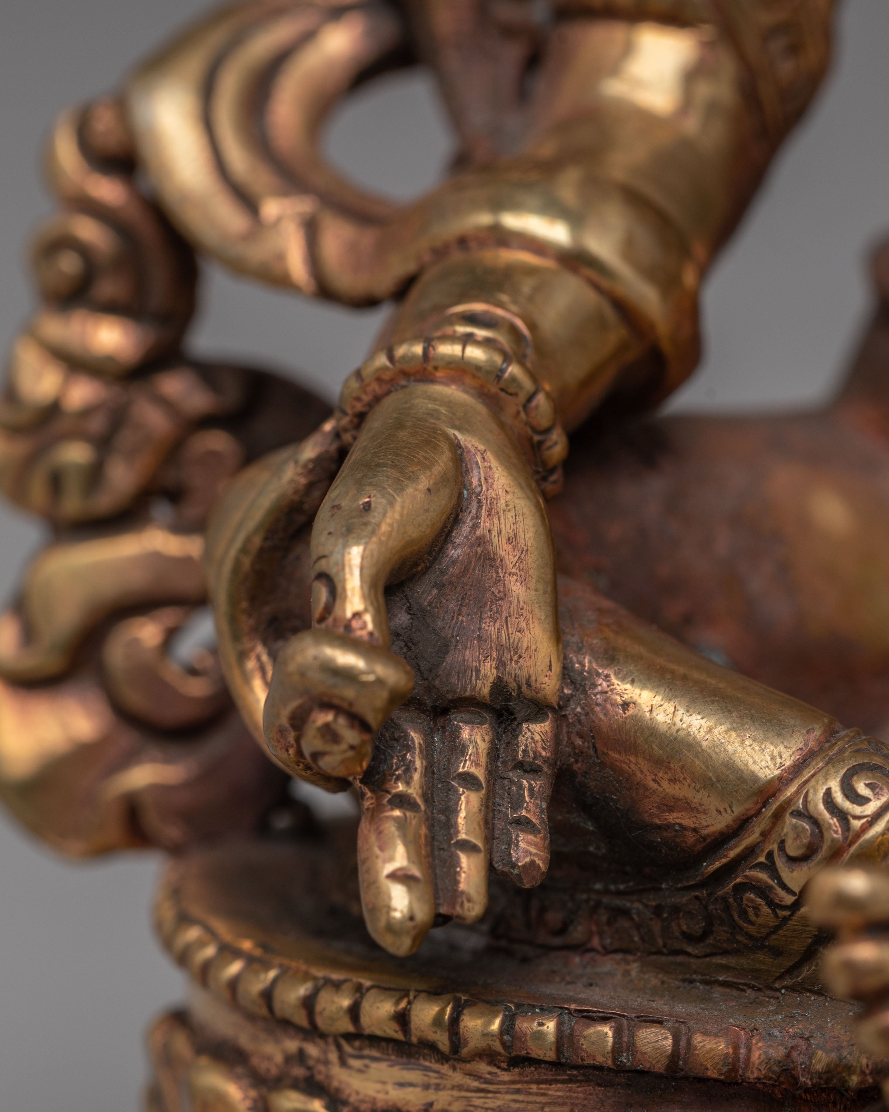 Tibetan Green Tara Deity Statue | Buddhist Altar Decor