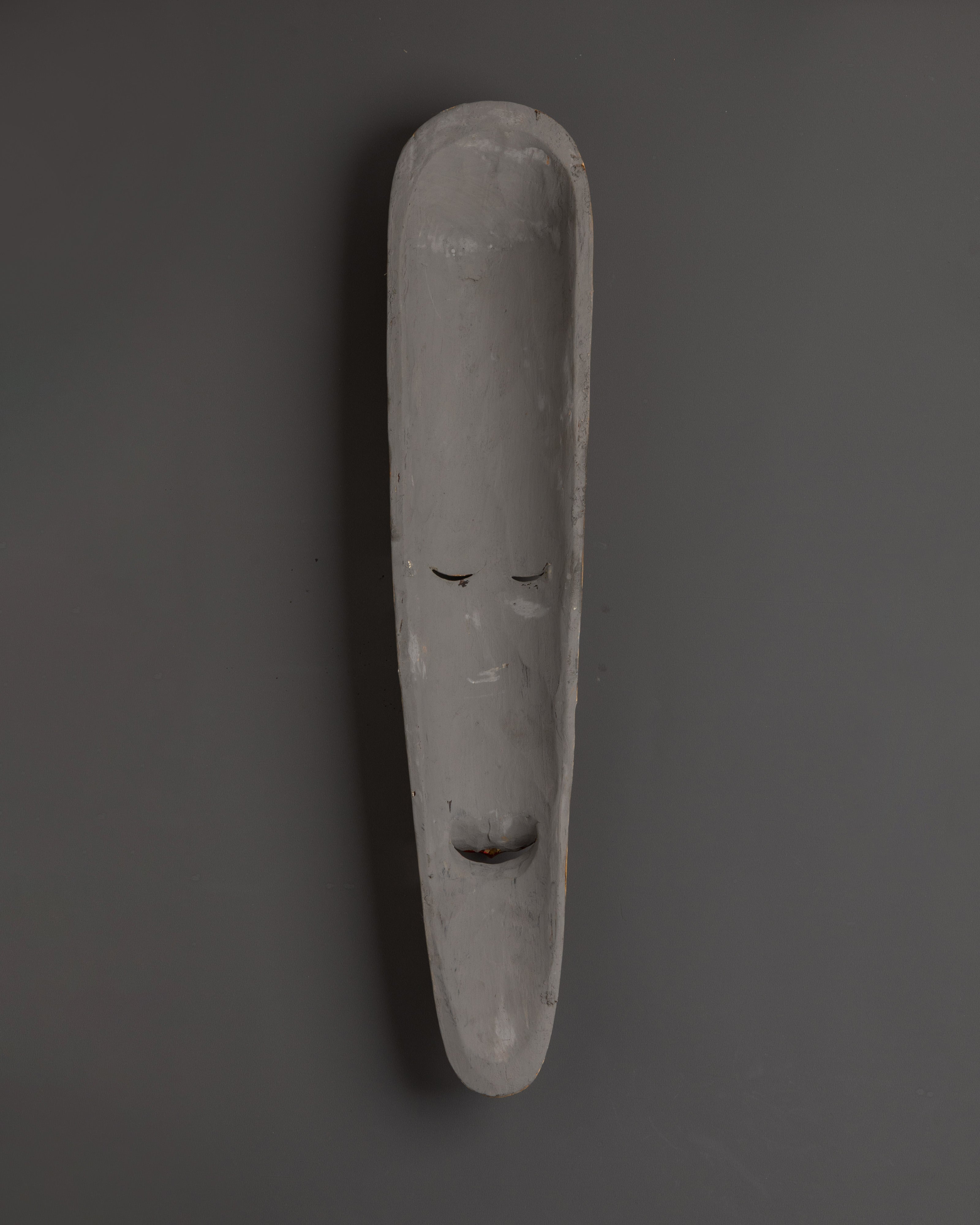 Long Face Wall Hanging | Unique Tribal Decor for Your Home