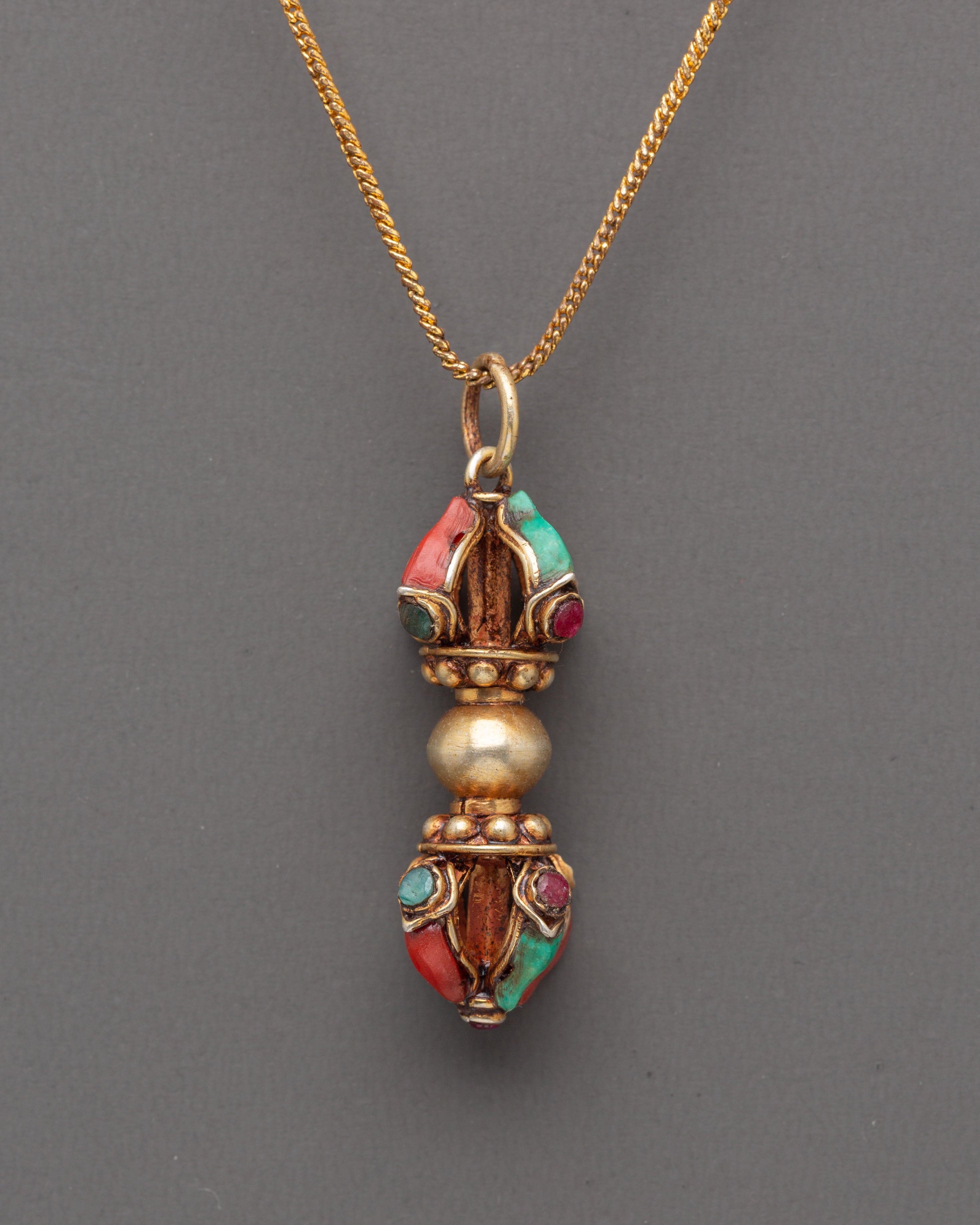 Handmade Vajra Pendant | Tibetan Buddhist Jewelry for Spiritual Protection