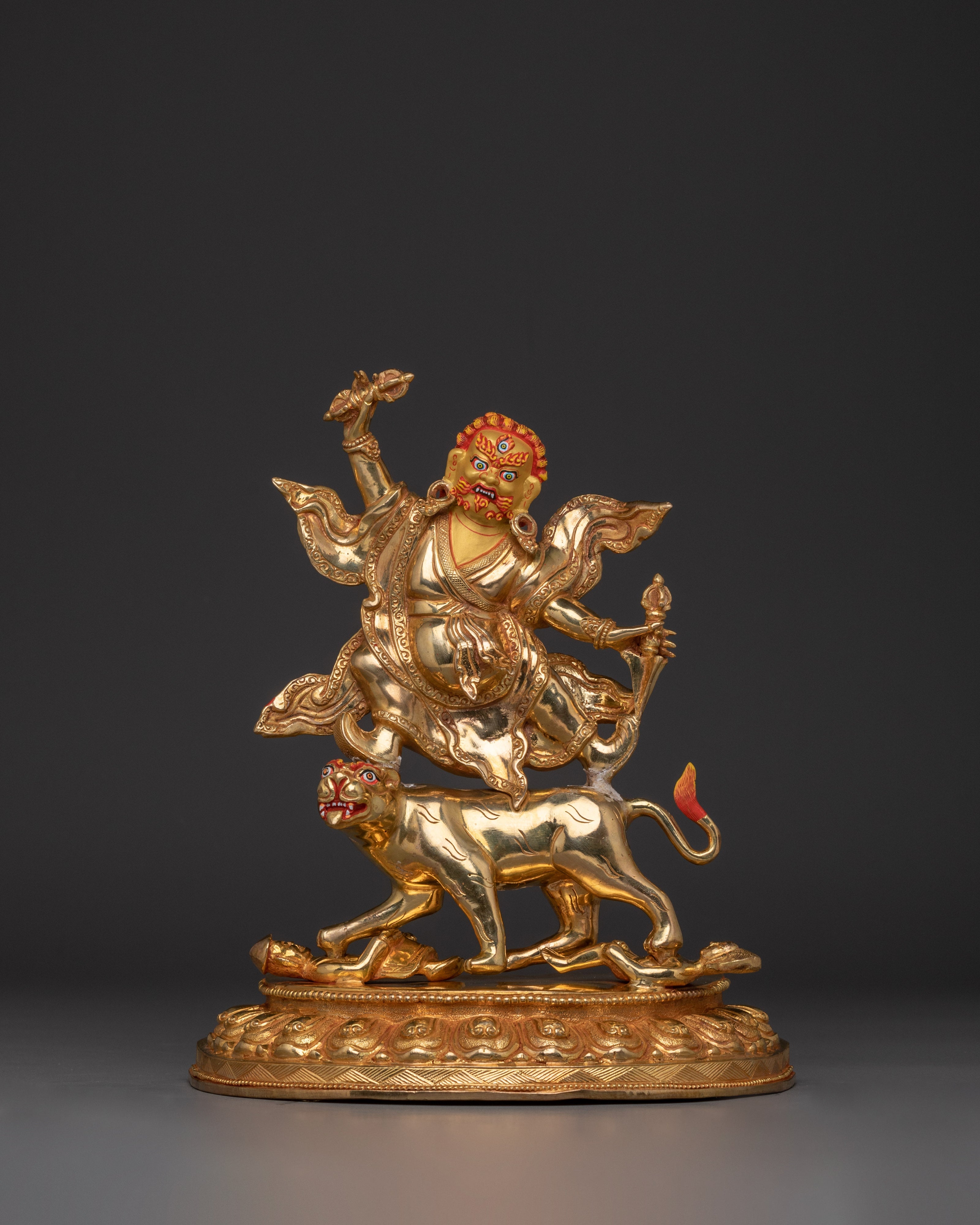 Spiritual Transformation Deity Dorje Drollo | Wrathful Protector in Vajrayana Buddhism