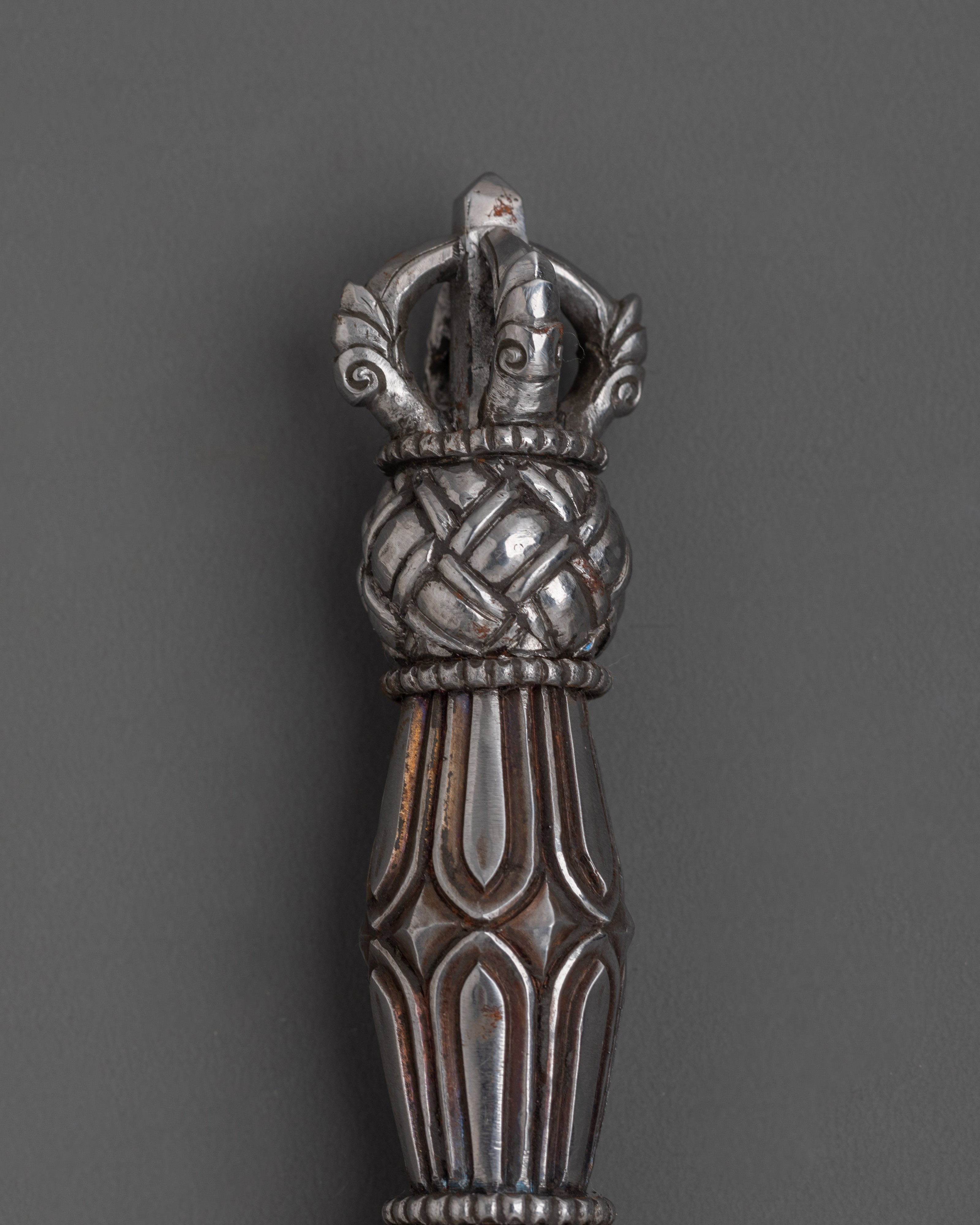 Himalayan Ceremonial Phurba Dagger | Tibetan Spiritual Ritual Tool