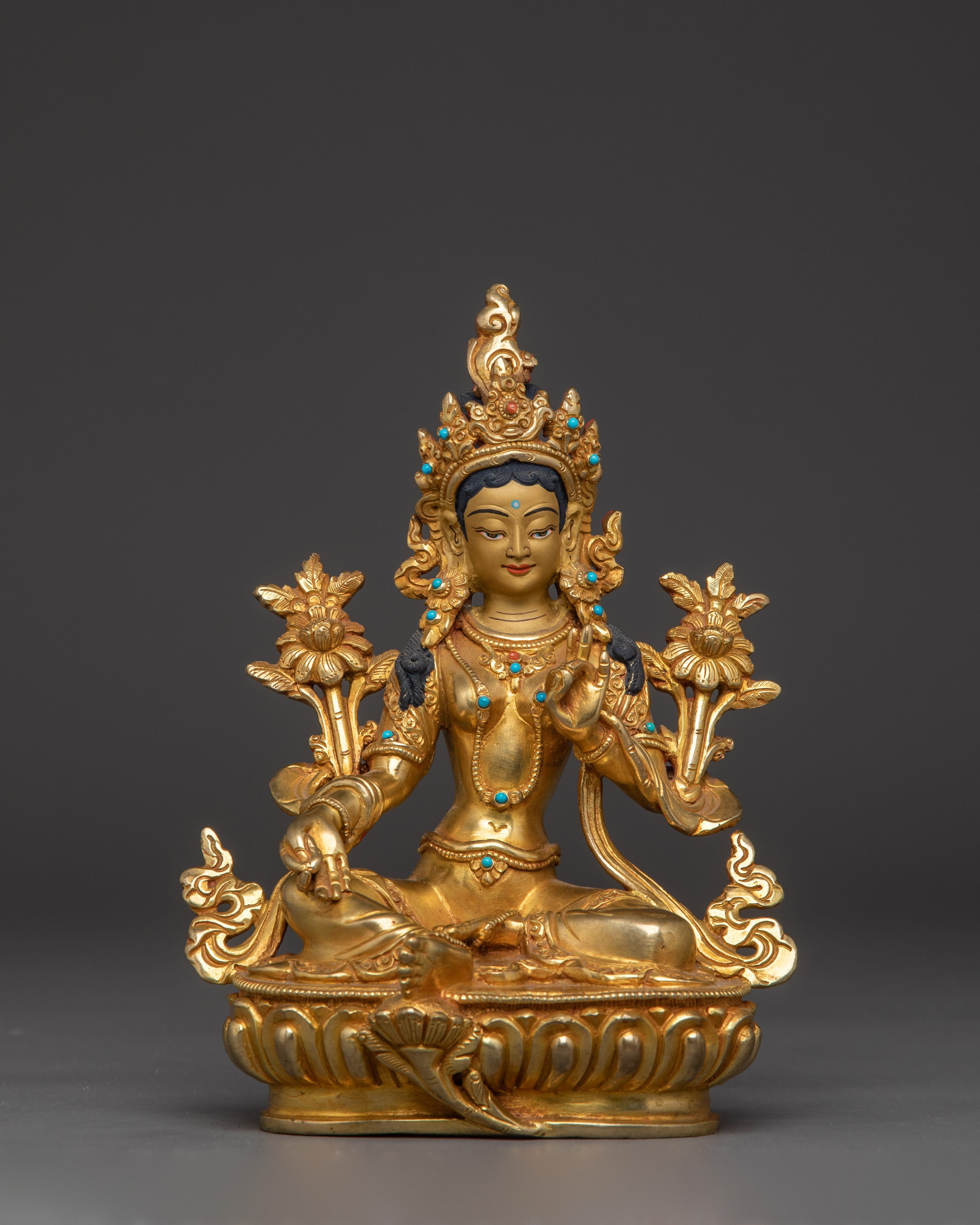 Exquisite Green Tara Art