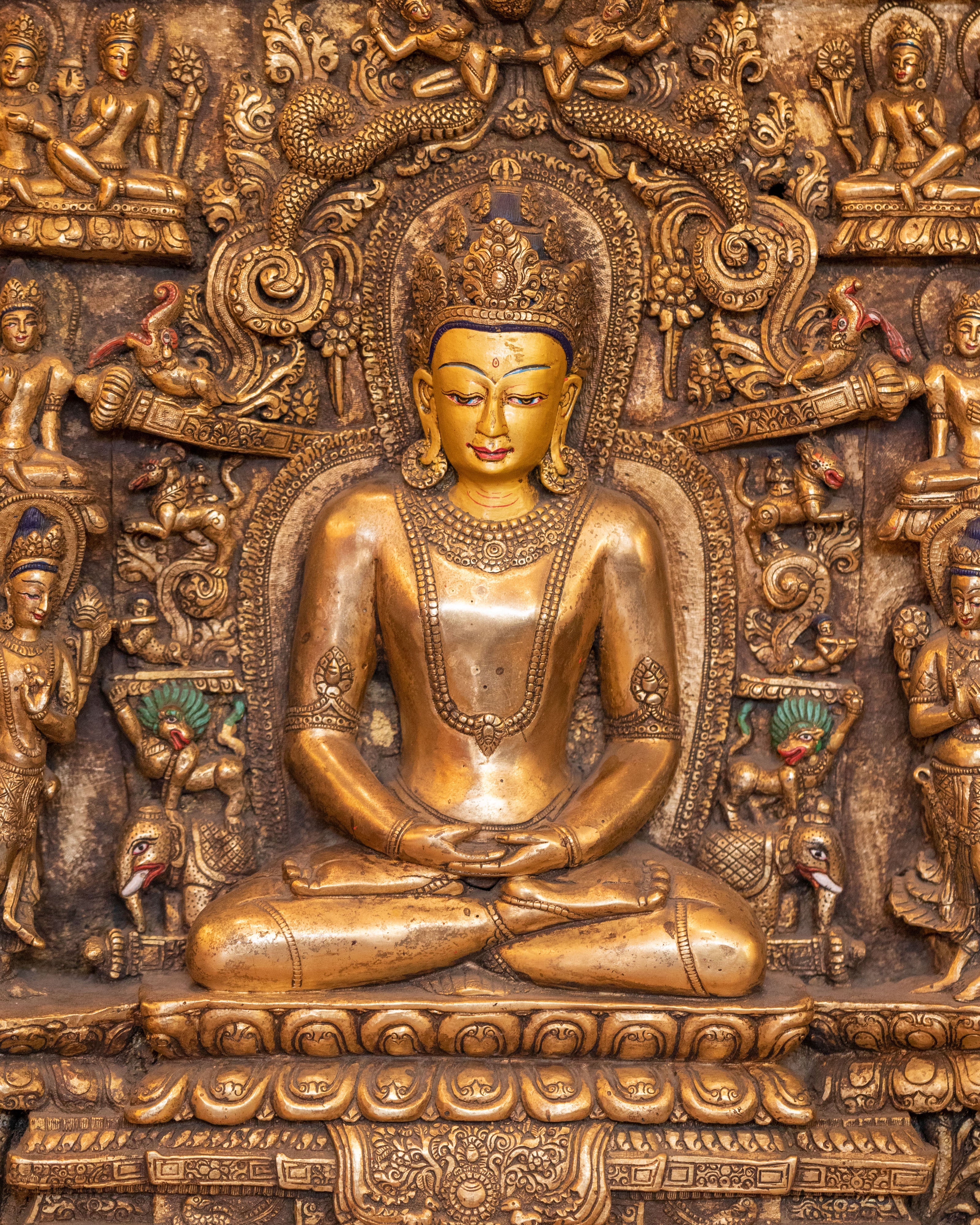 Divine Amitayus Artwork | Buddha of Infinite Light