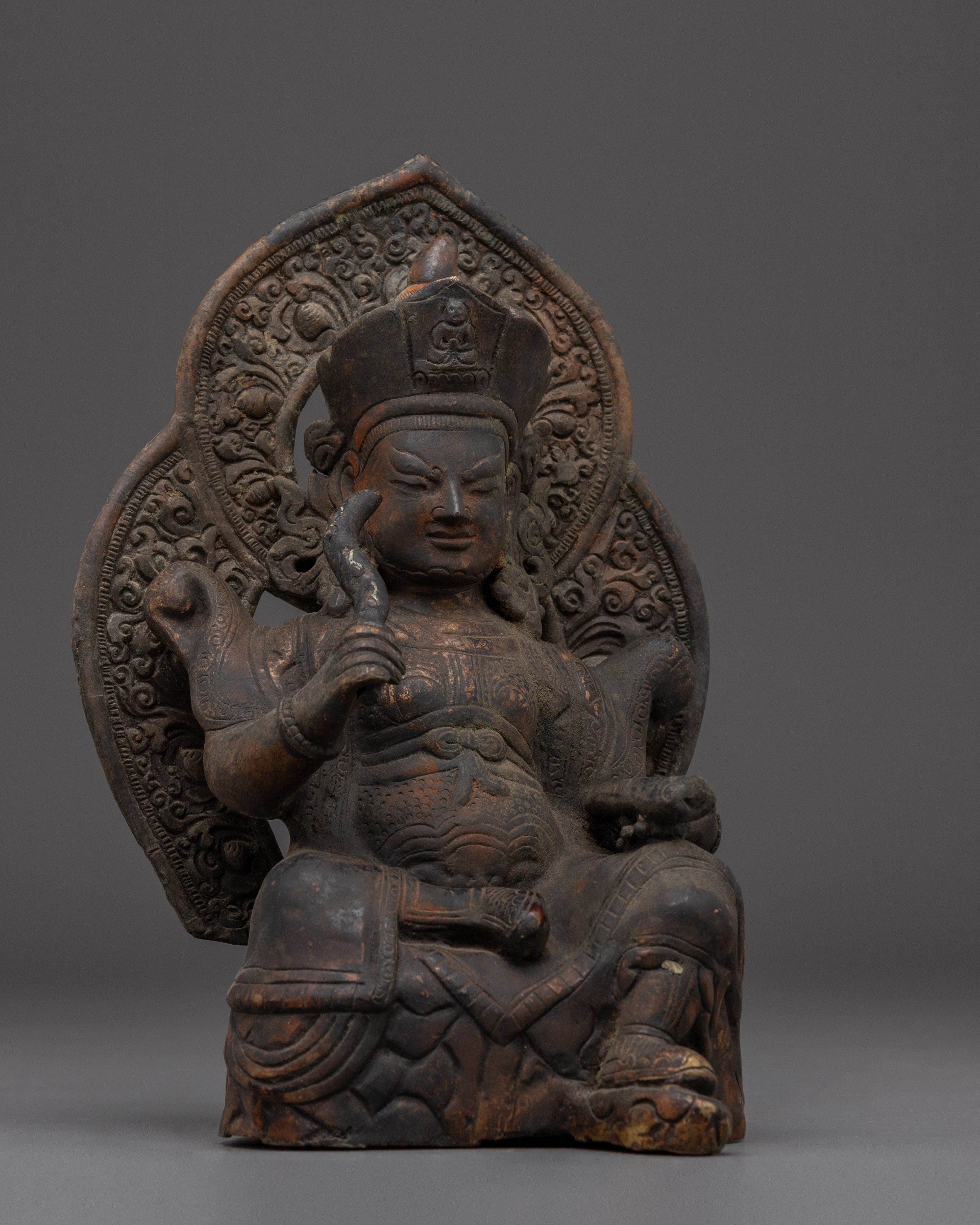 Vaishravana Handcrafted Statue | Prosperity and Protection Altar Decor