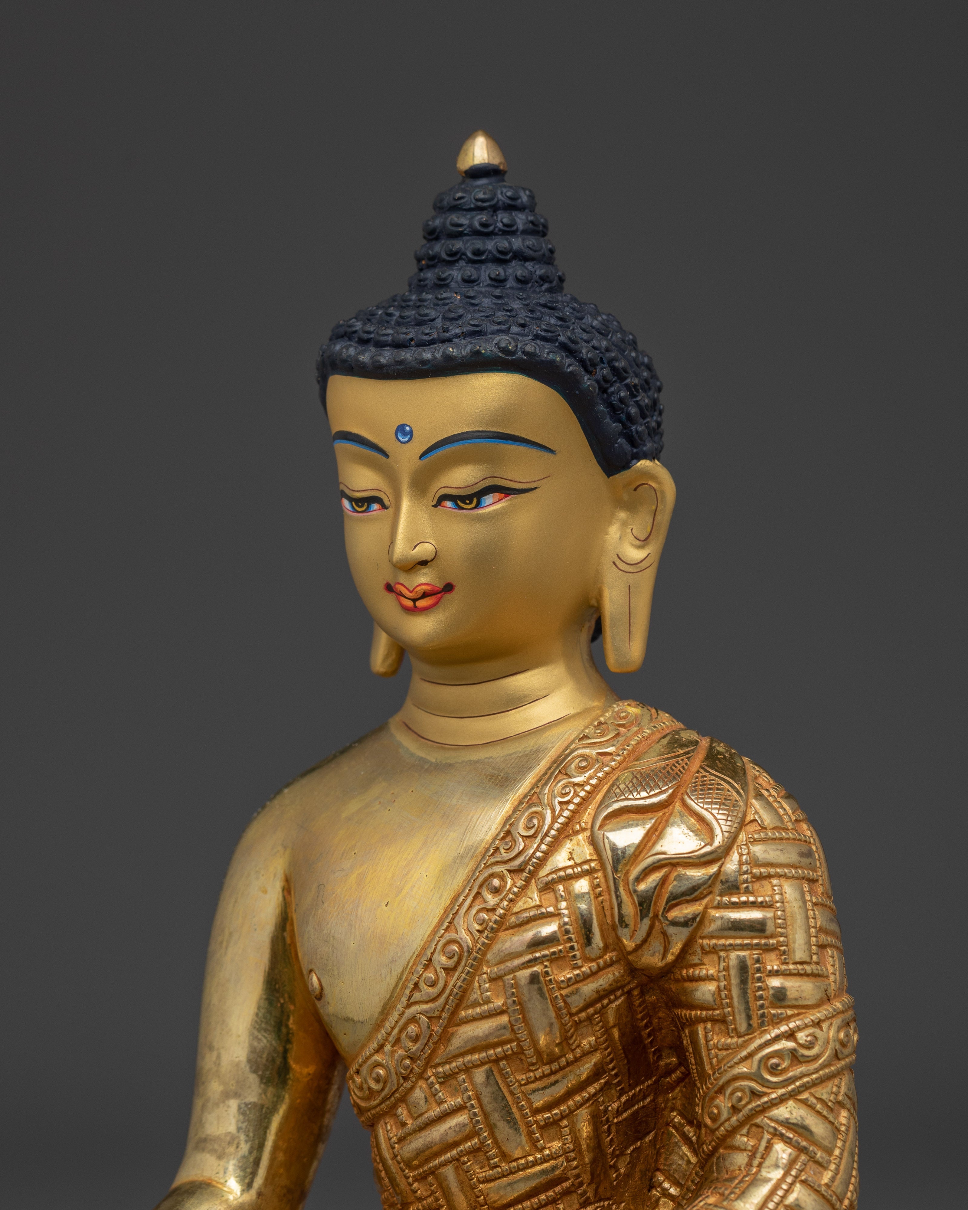 Golden Shakyamuni Buddha Decor Figurine | Gautama Buddha Artwork