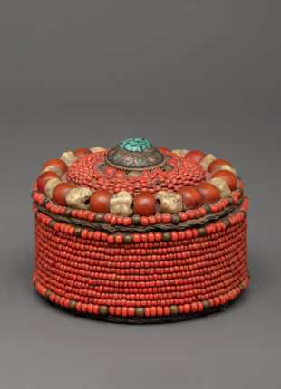 Tibetan Jewellery Box for Collection | Handmade Ethnic Accessory Storage