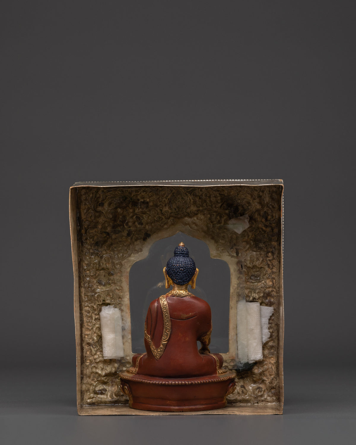 Himalayan Ghau Box with Buddha | Himalayan Home Decor