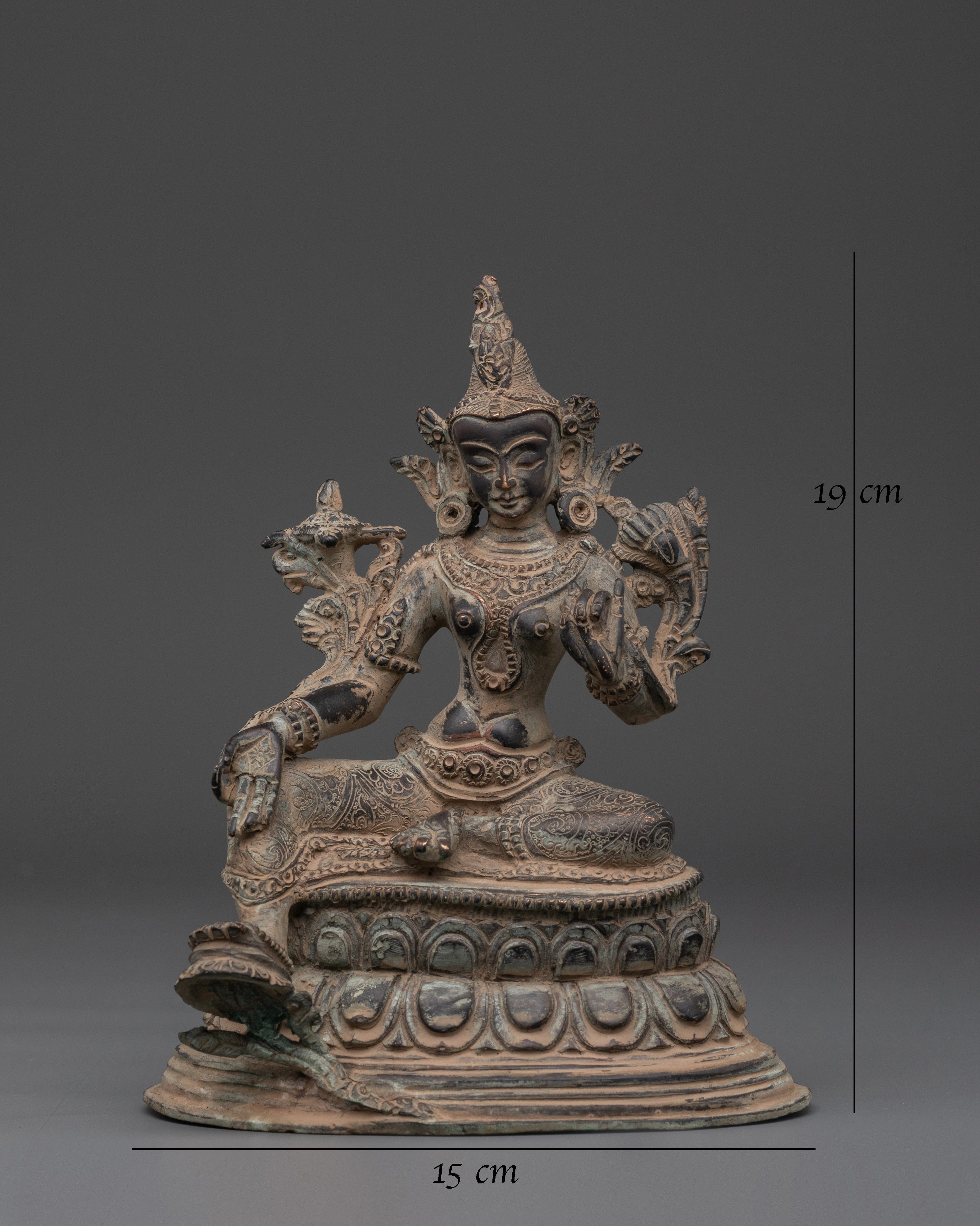 Green Tara Buddhist Goddess Statue | Symbol of Swift Compassion and Liberation