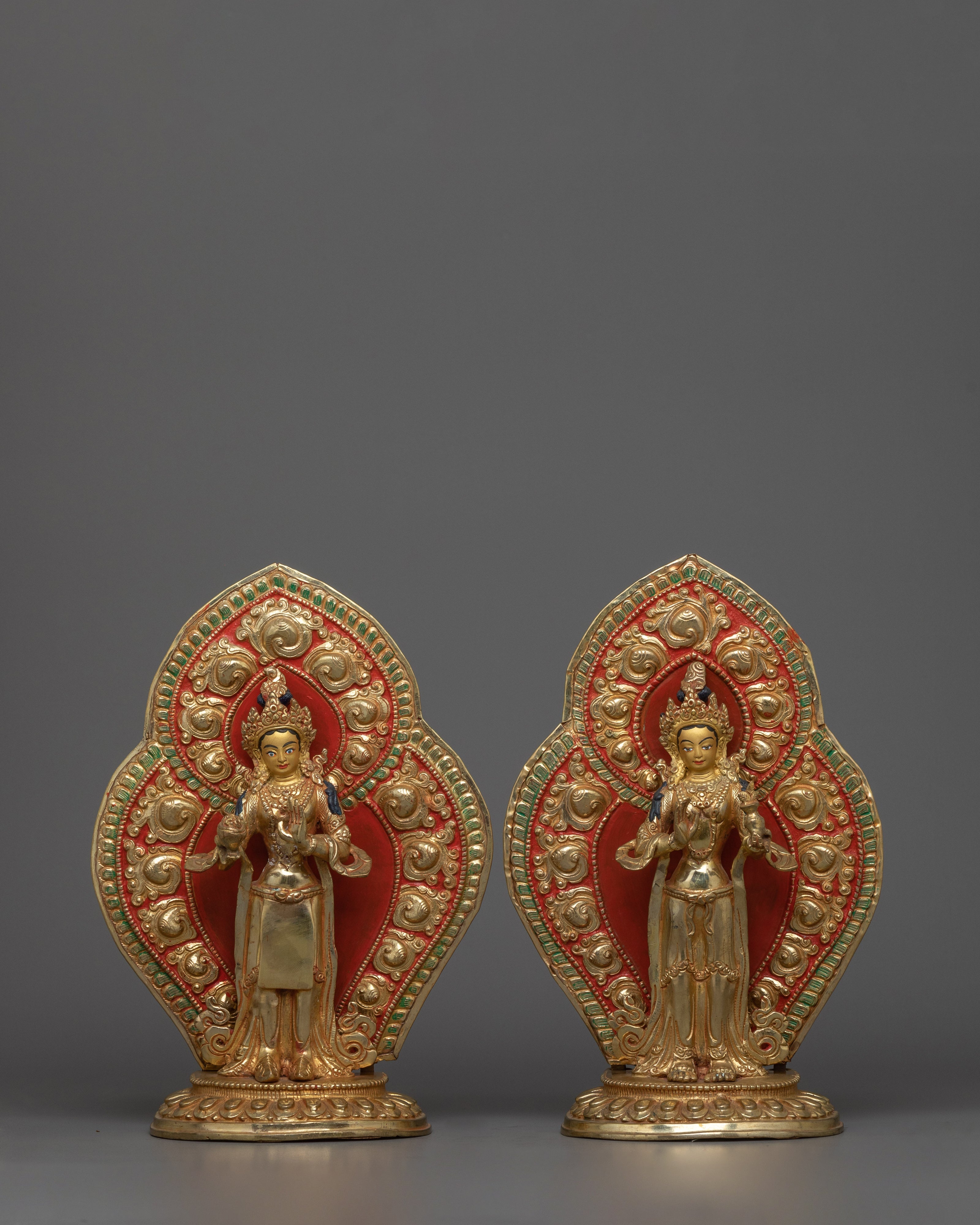 Guru Rinpoche with Beautiful Consort | A Divine Union of Wisdom and Compassion