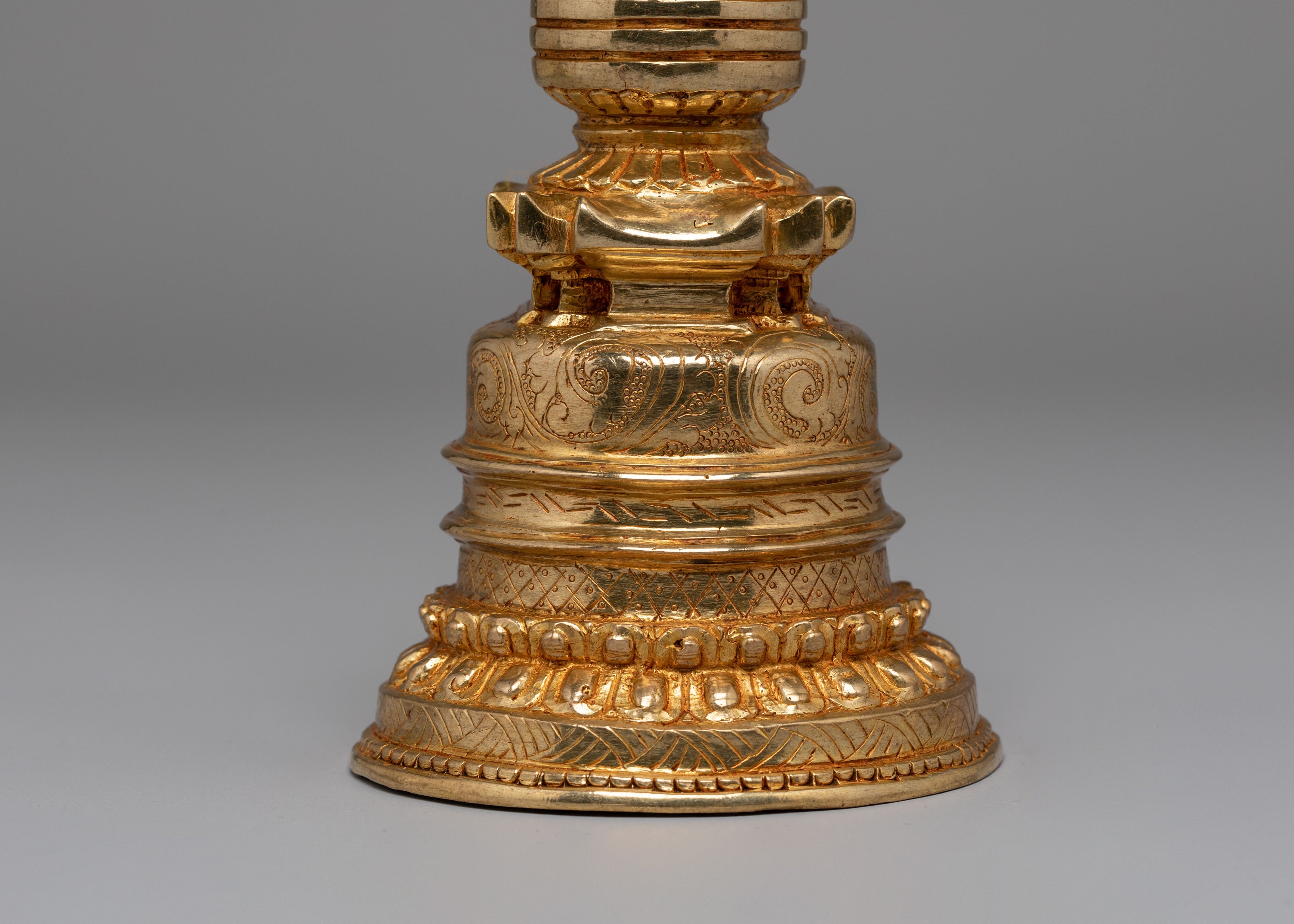 Handmade Ceremonial Himalayan Stupa | Sacred Buddhist Ritual Shrine