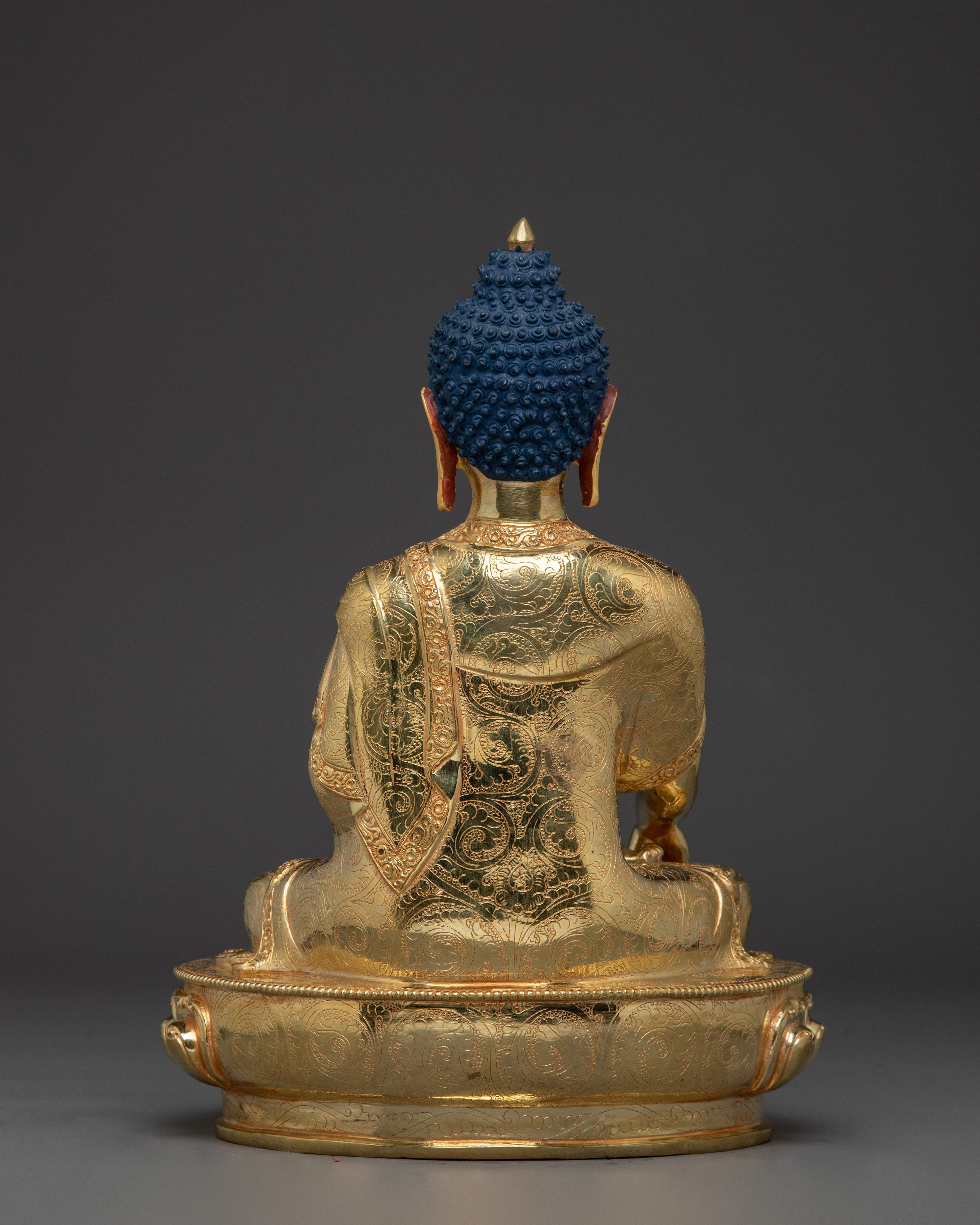 Golden Historical Buddha Gautama Artwork | Embodiment of Wisdom
