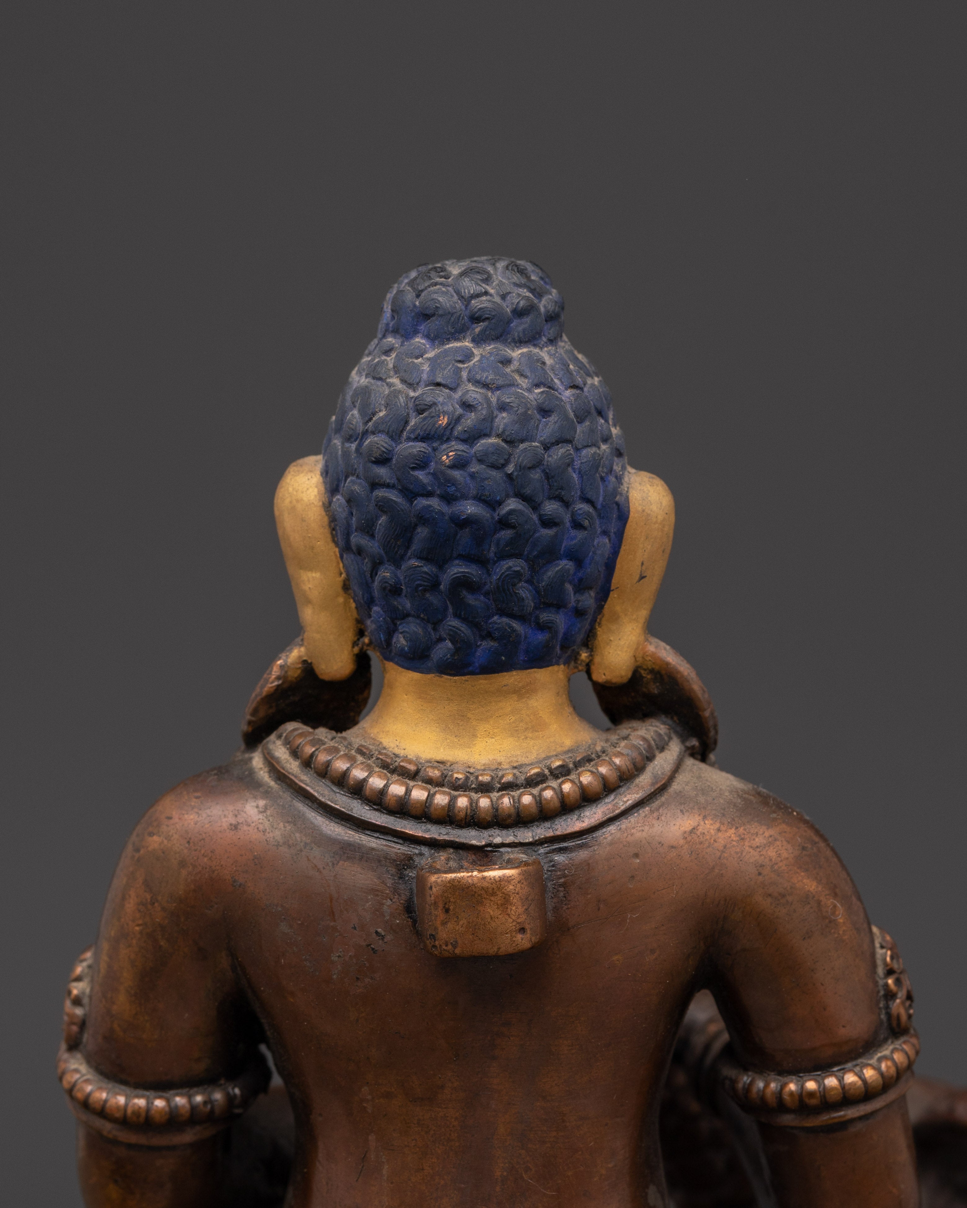 Handcrafted Oxidized Copper Siddhartha Gautam Statue | Sacred Buddhist Art