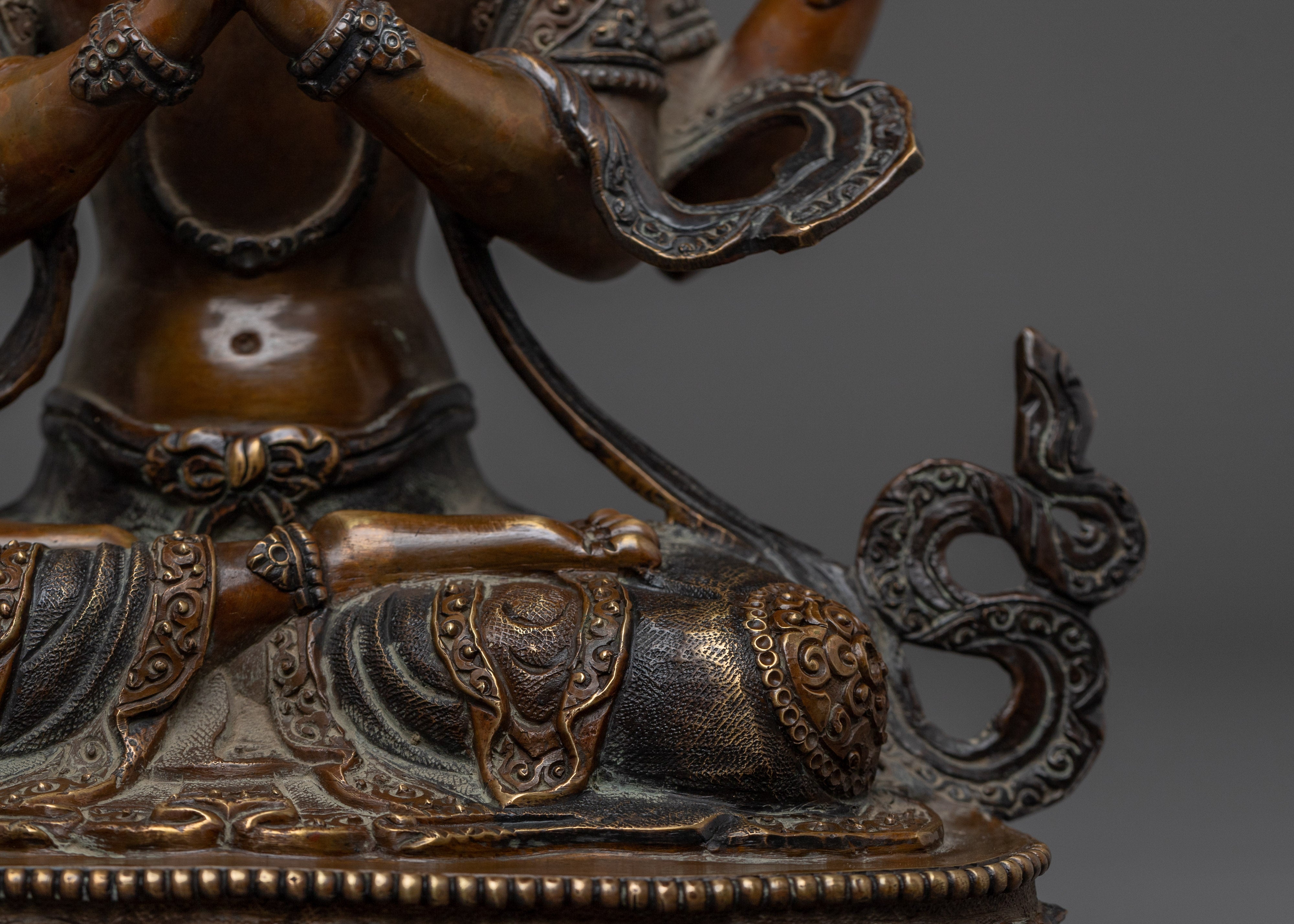 Handcrafted Chenrezig Bodhisattva statue | Symbol of Compassion and Wisdom