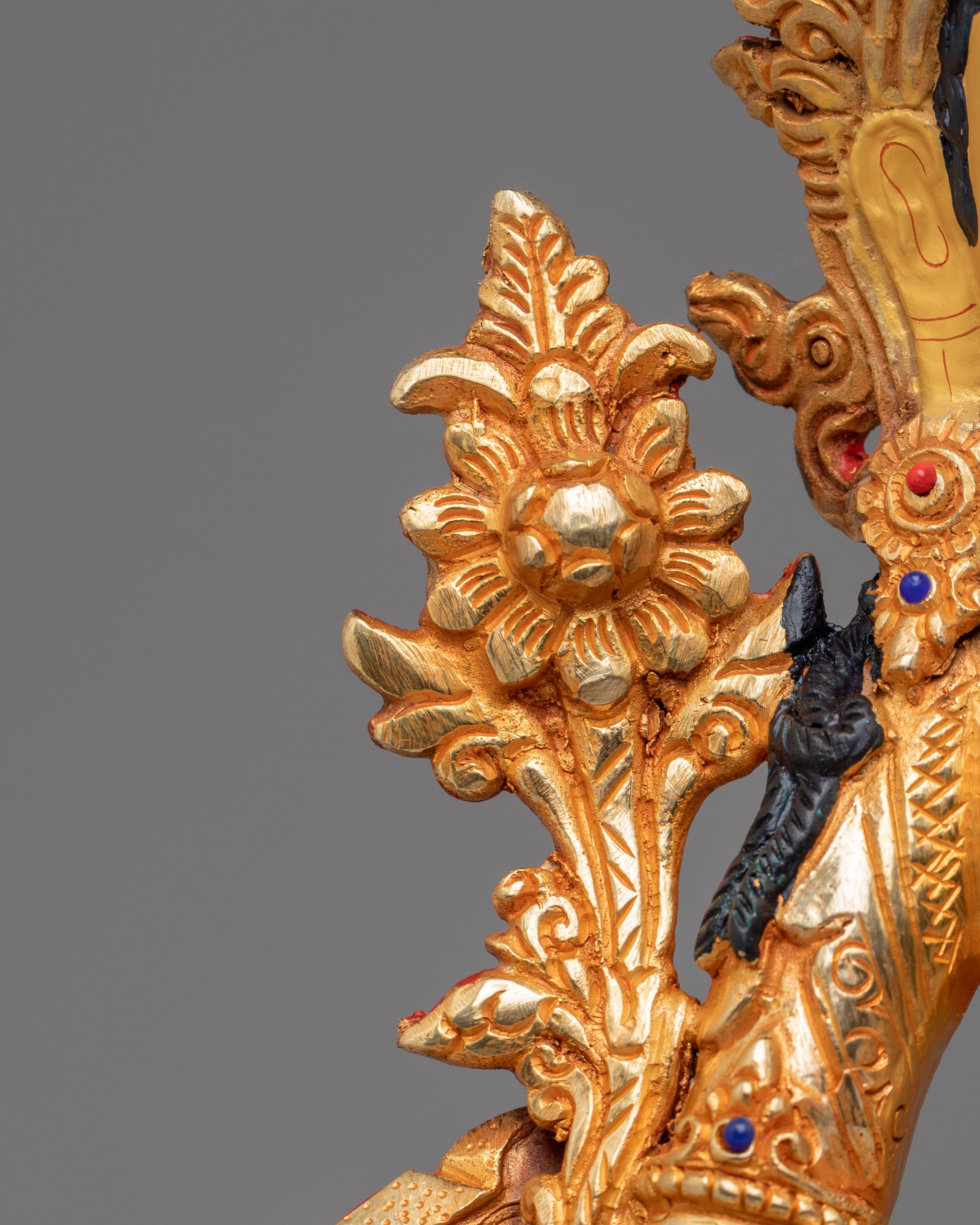 Vajrayana Green Tara Deity Statue | Buddhist Compassion Goddess
