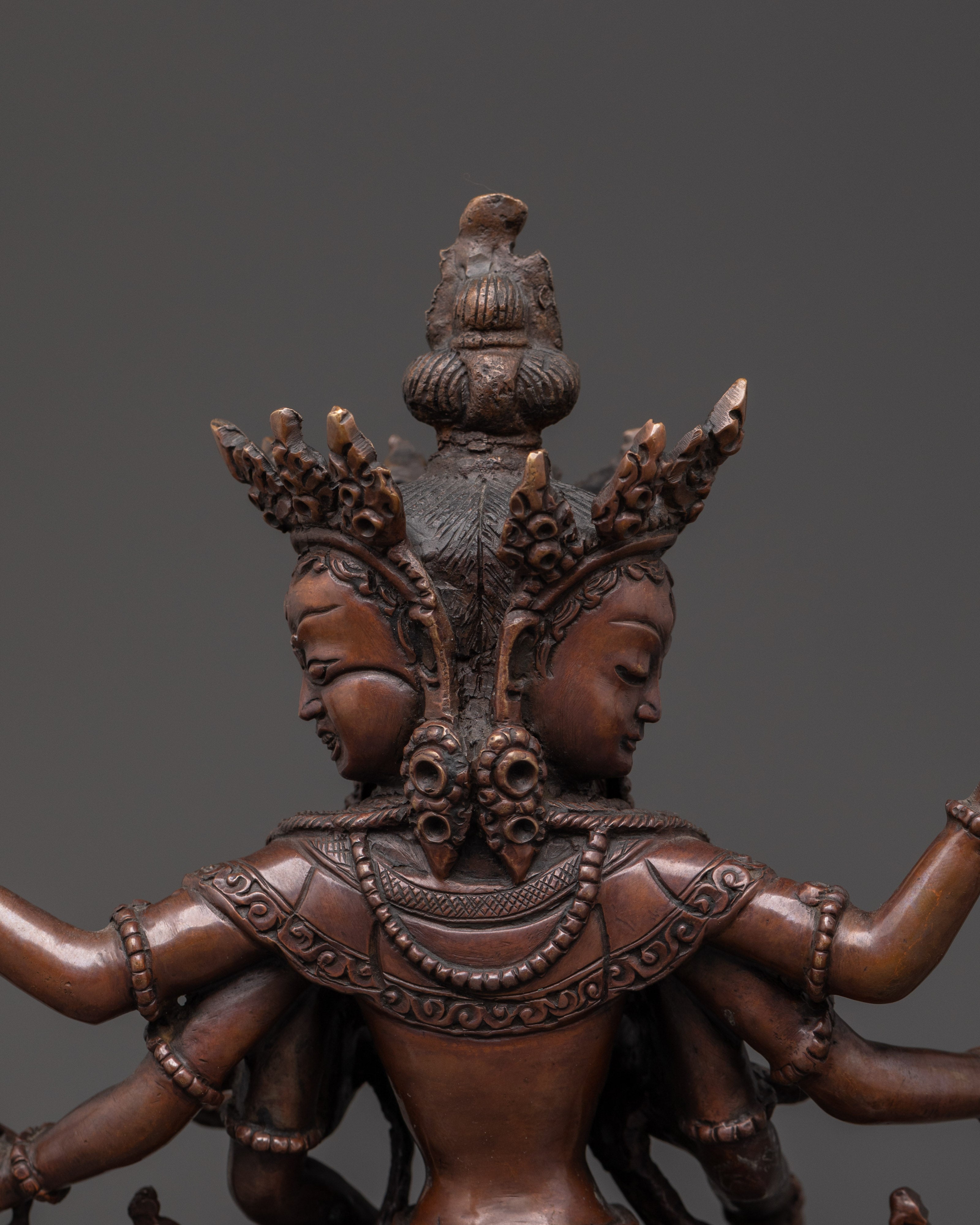 Copper Oxidized Namgyalma Statue | Tibetan Buddhist Deity Statue