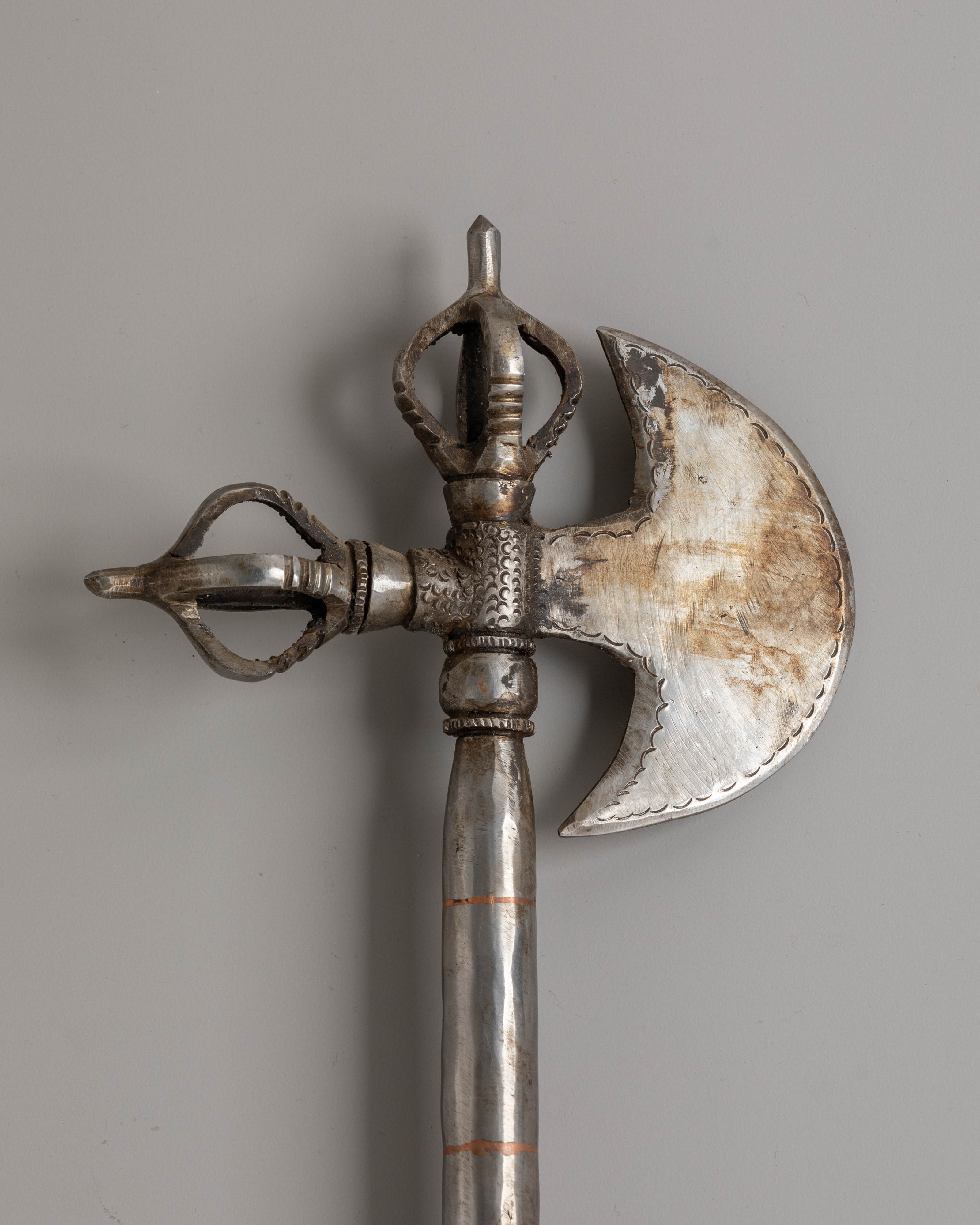 Handmade Buddhist Kartika Knife Axe | Tibetan Ritual Blade