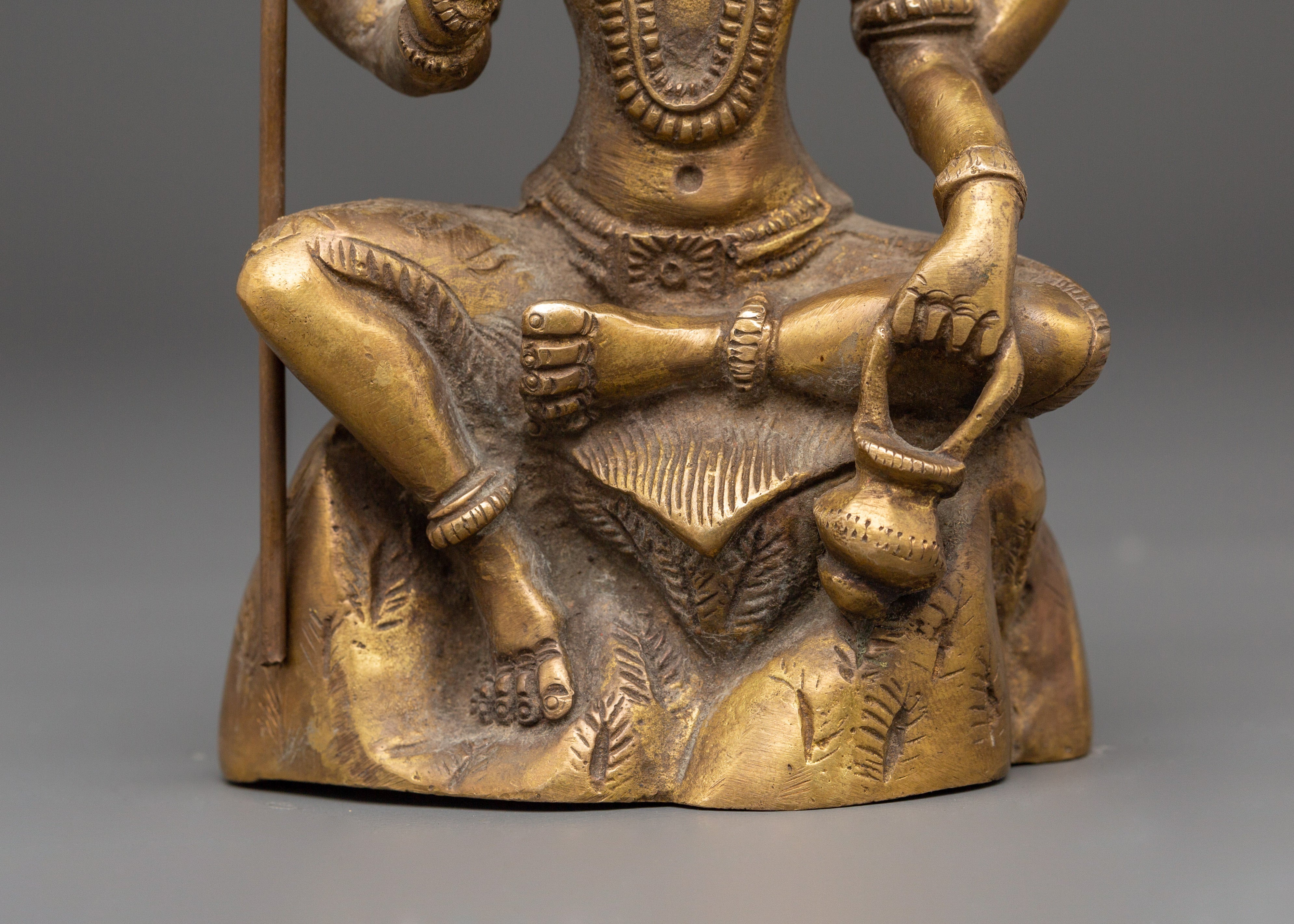 The Destroyer Shiva Ji Statue | Brass Mahadev Idol for Puja