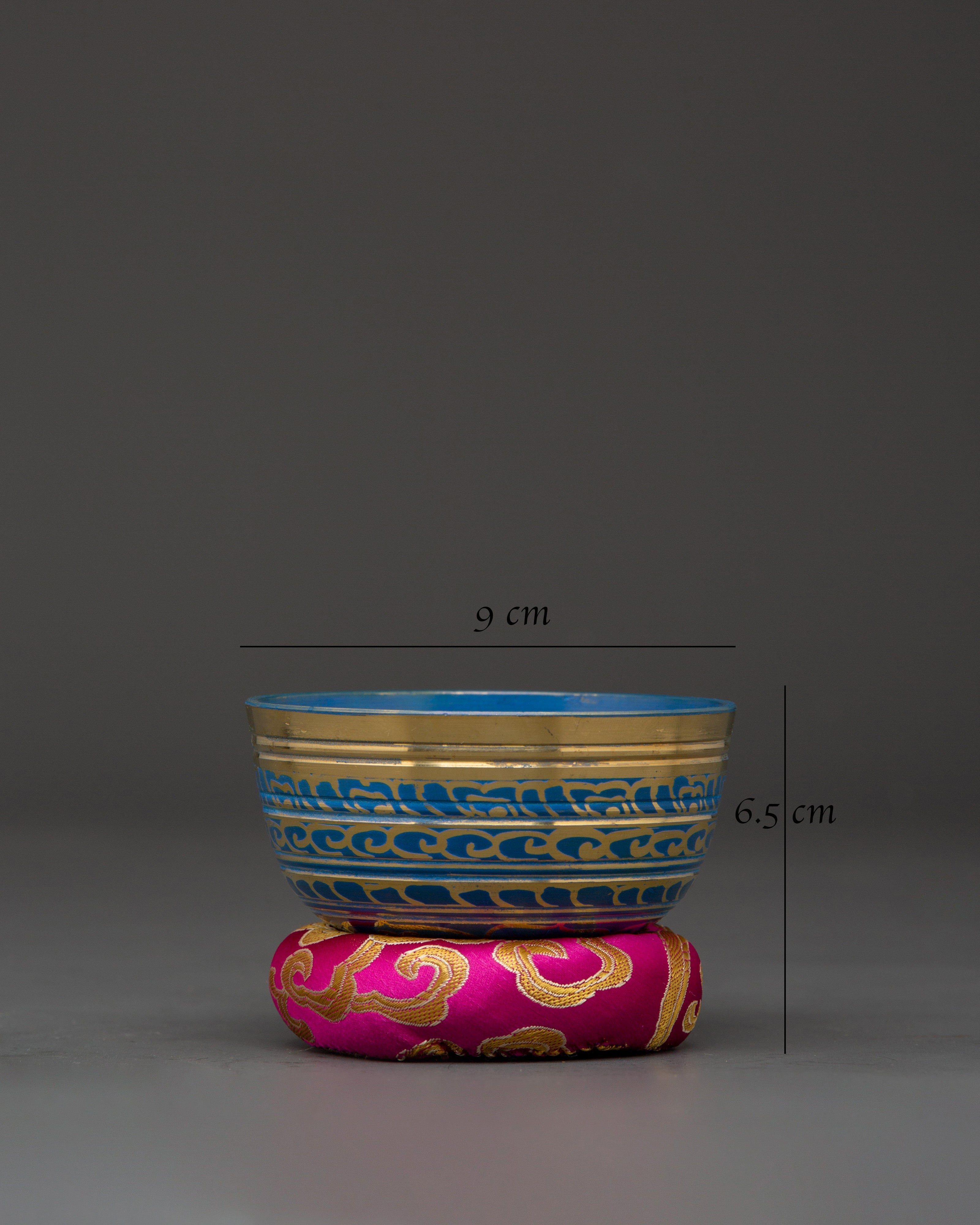 7 Chakra Singing Bowl Set with Sacred Symbols