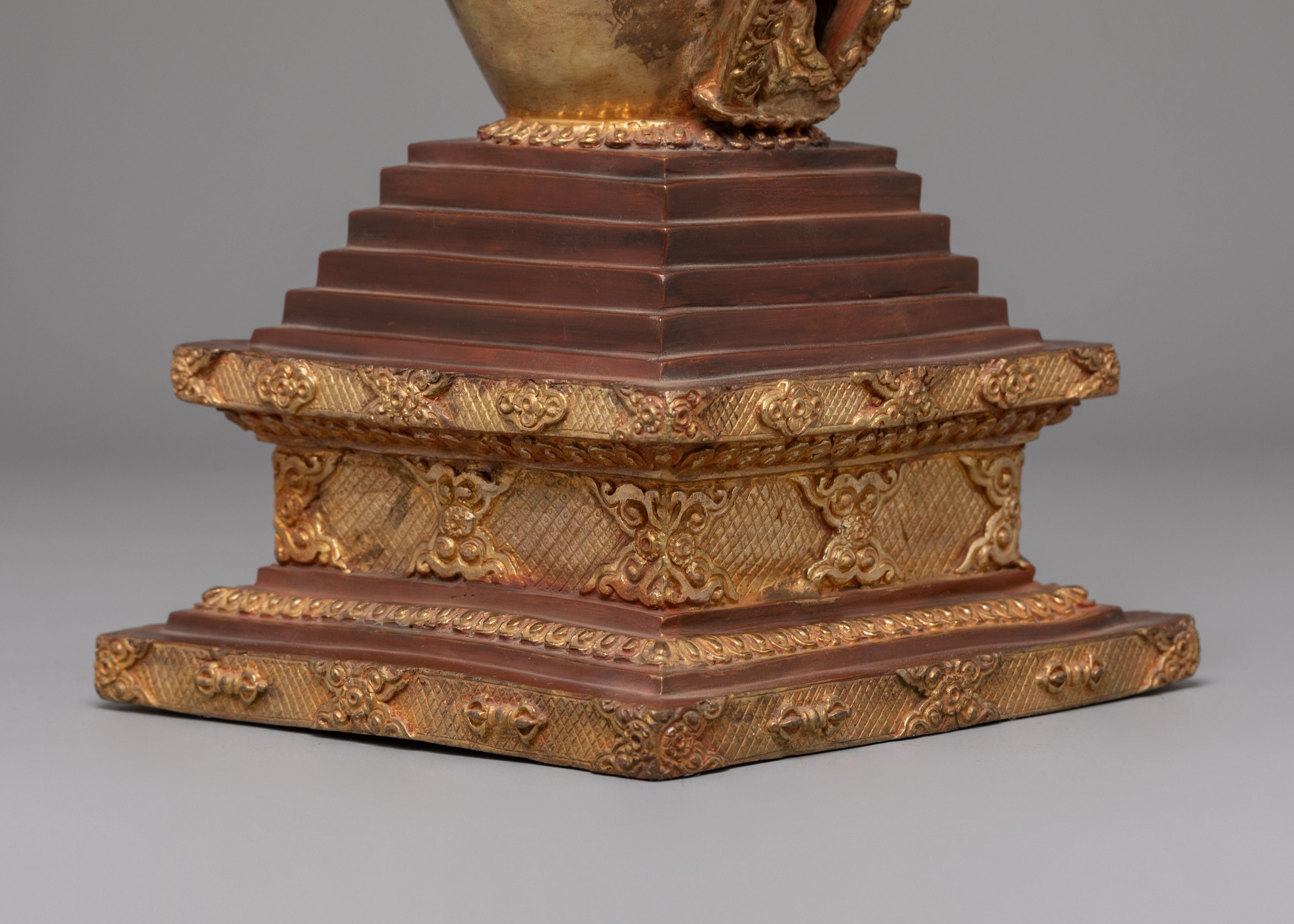 Spiritual Stupa Decor | Buddhist Ritual Artifact