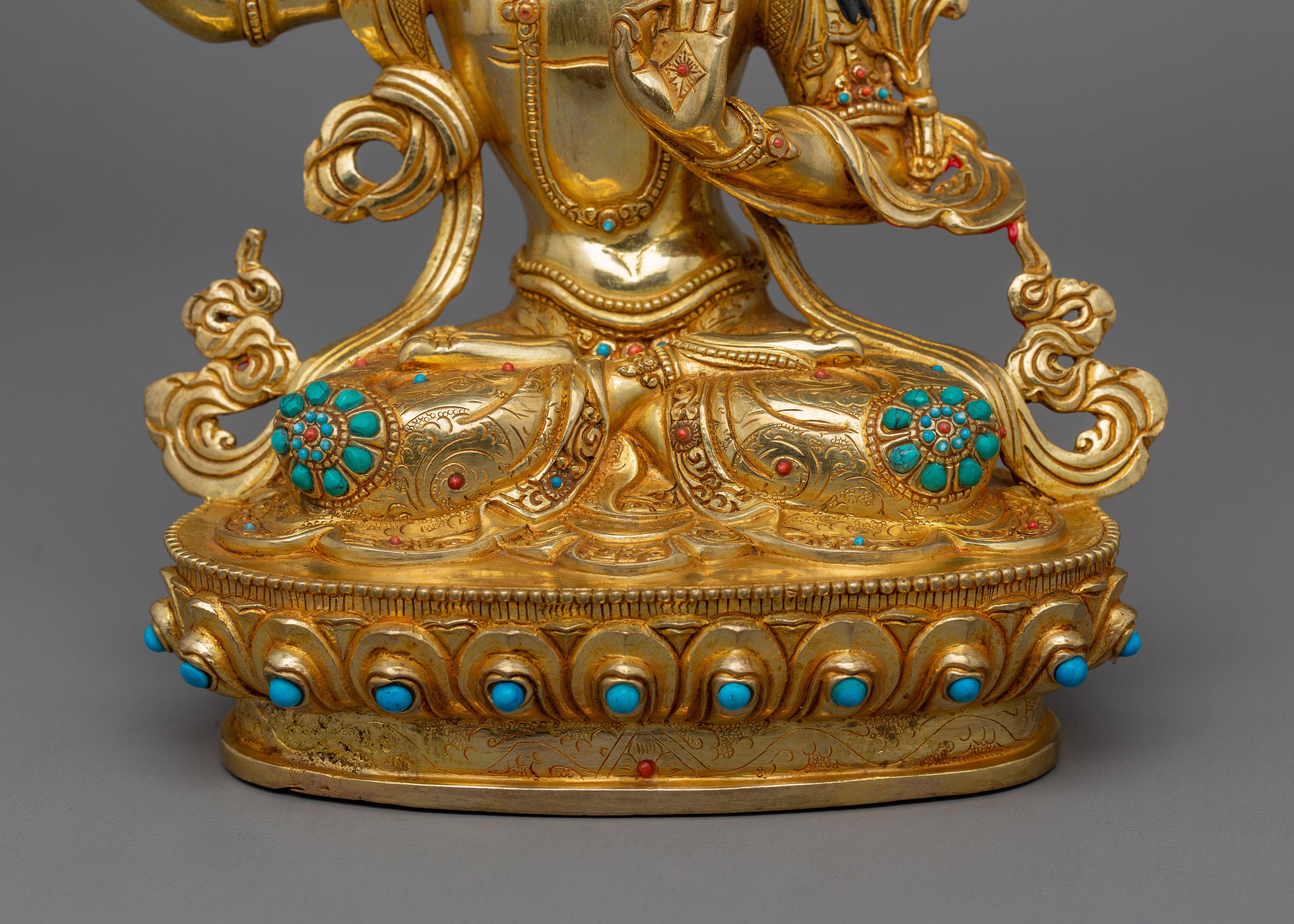 Handmade Sculpture of Manjushri |  Representing the perfection of wisdom
