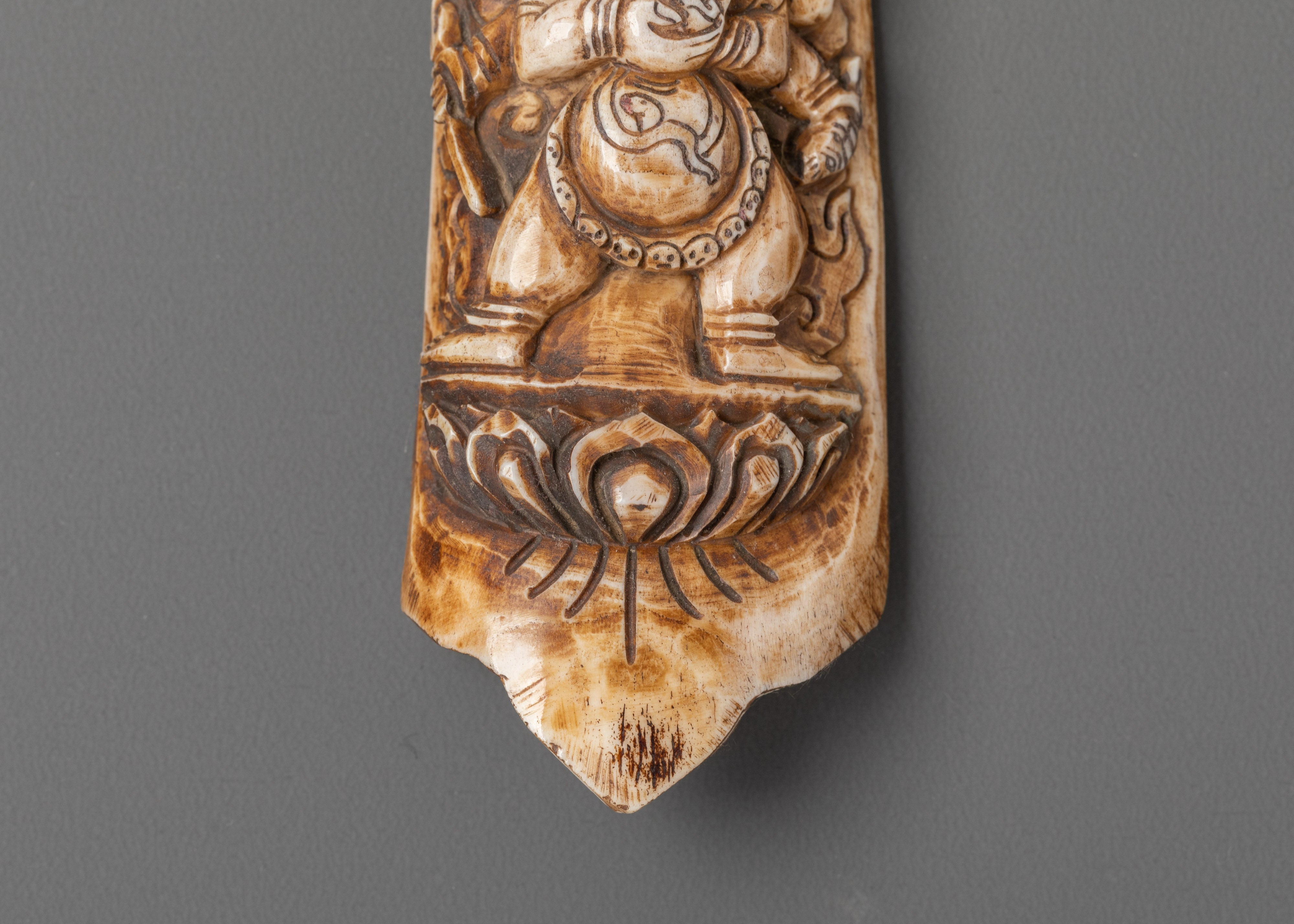 Mahakala Engraved Bone | Bone for Spiritual Protection