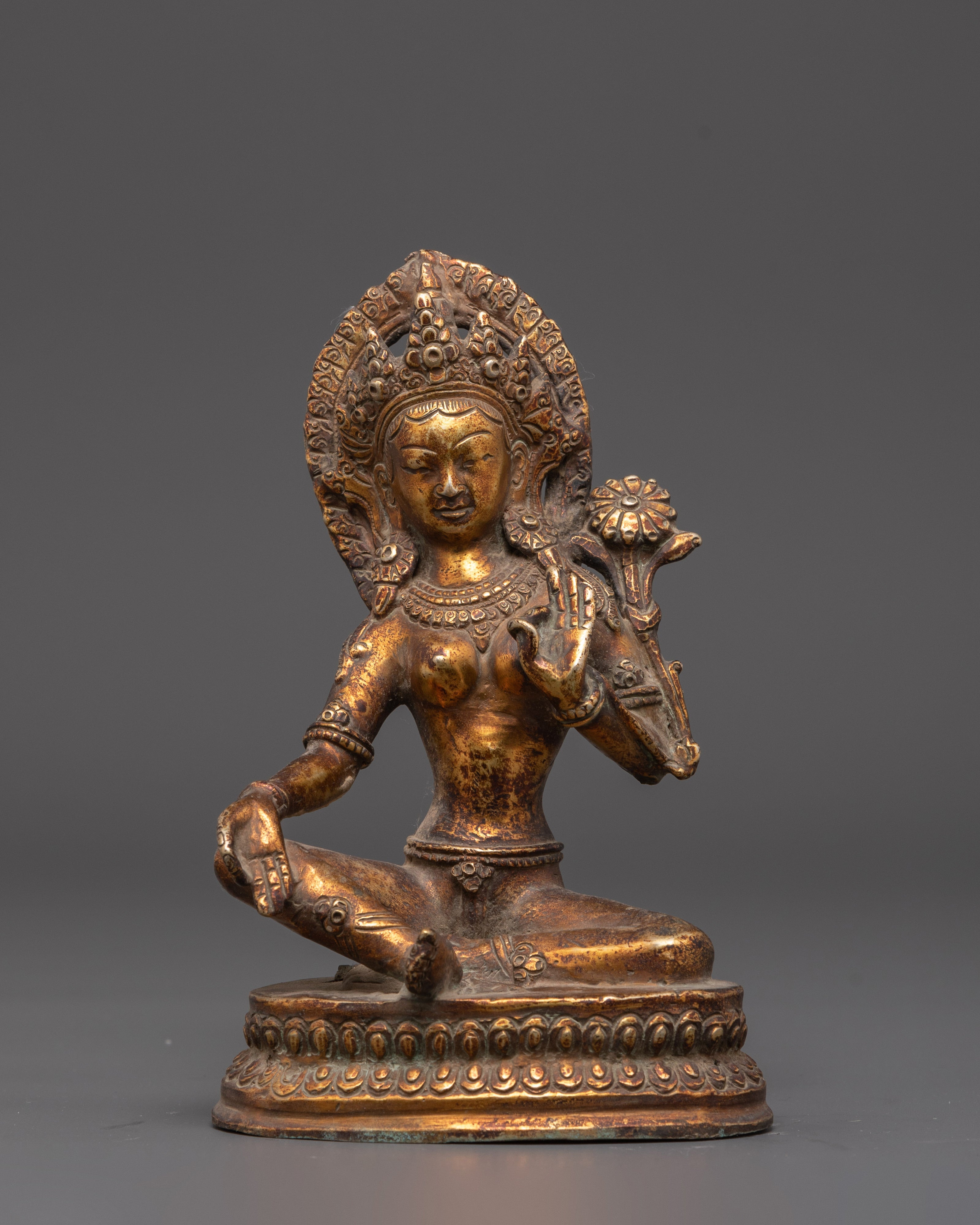 Green Tara Goddess Buddhism Statue | Embodiment of Compassion and Swift Protection