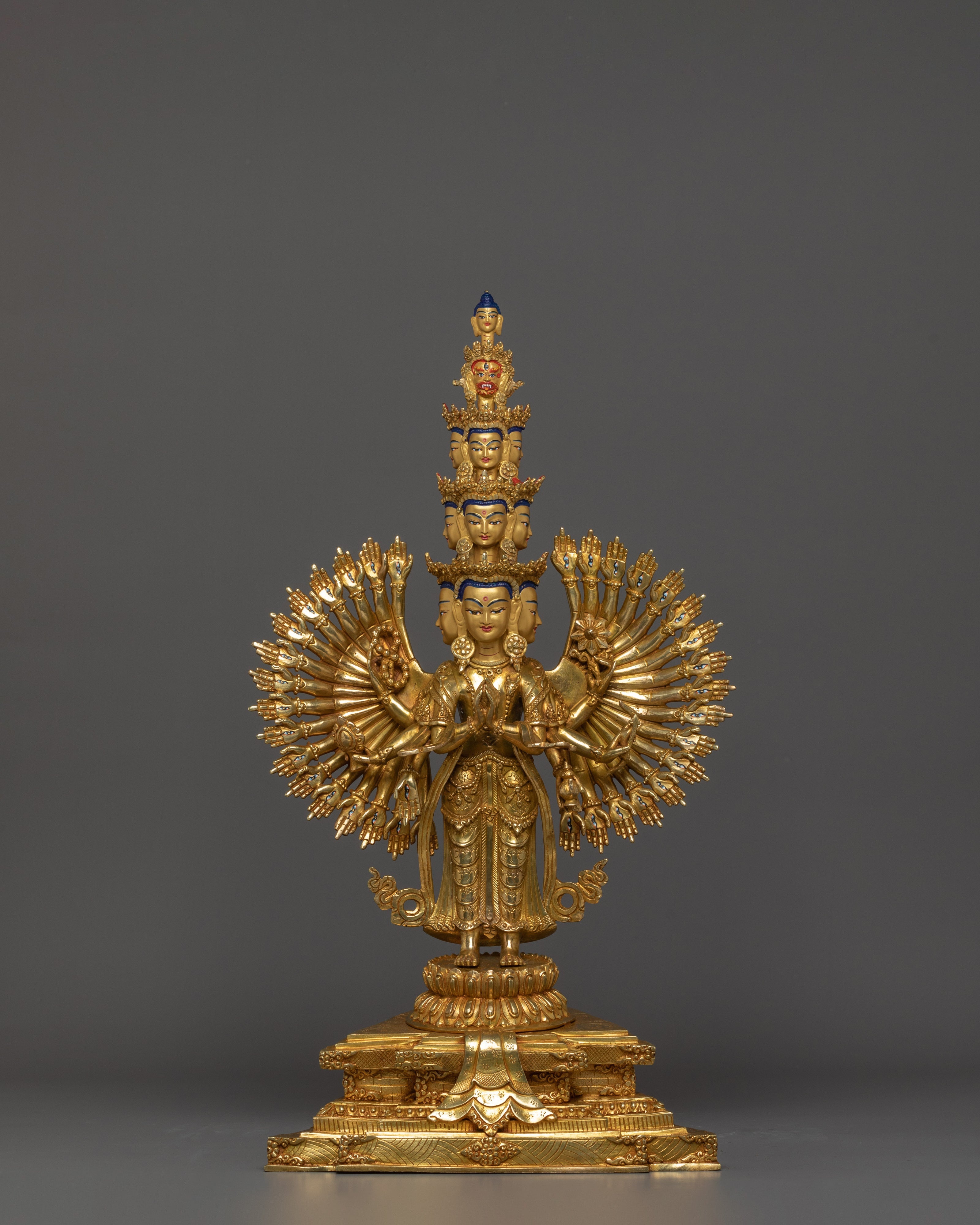 1000 Armed Chenresig handmade statue | The Bodhisattva of Compassion