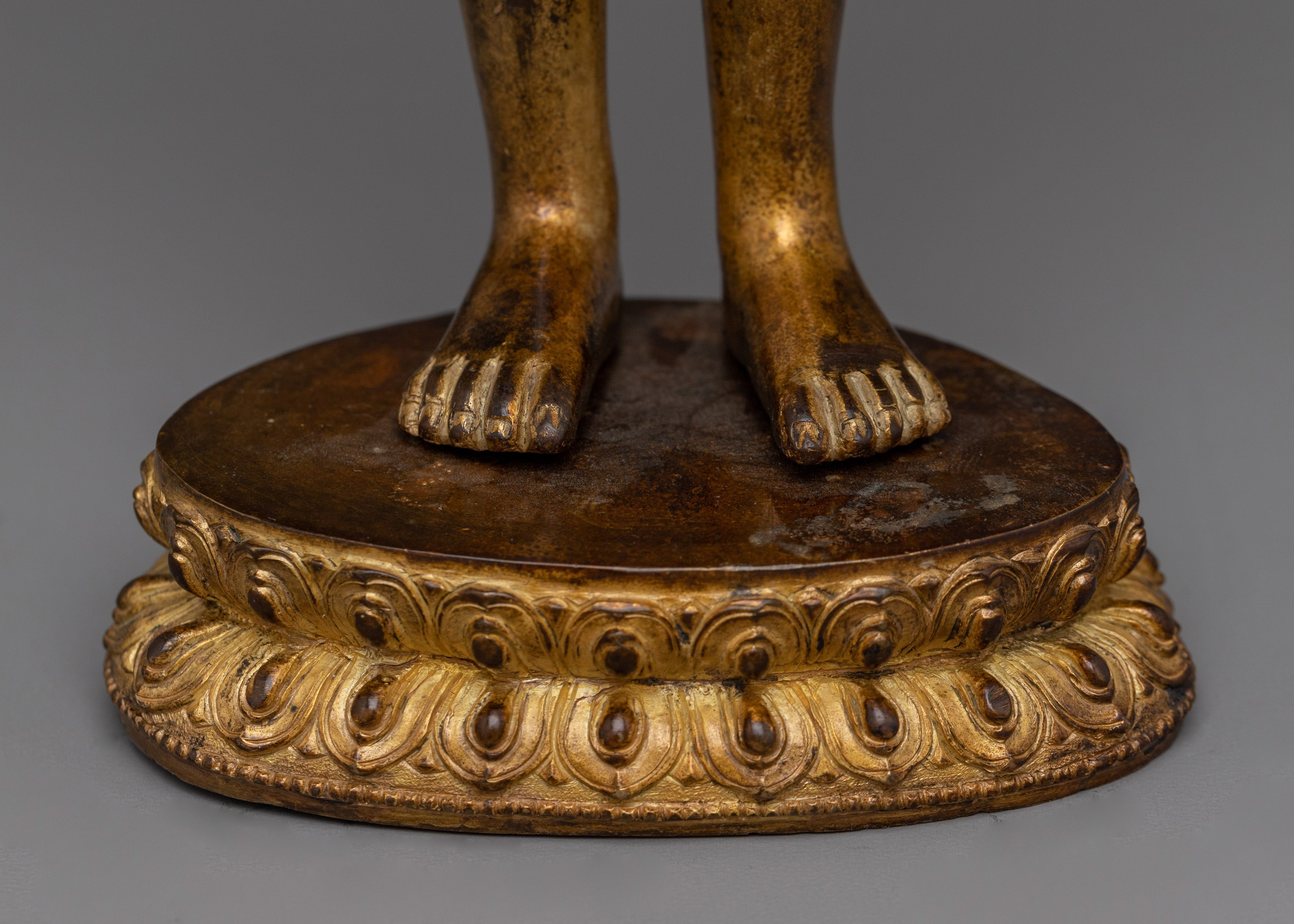 Tibetan Buddhist Icon Lokeshwor | Meditation Altar Decor