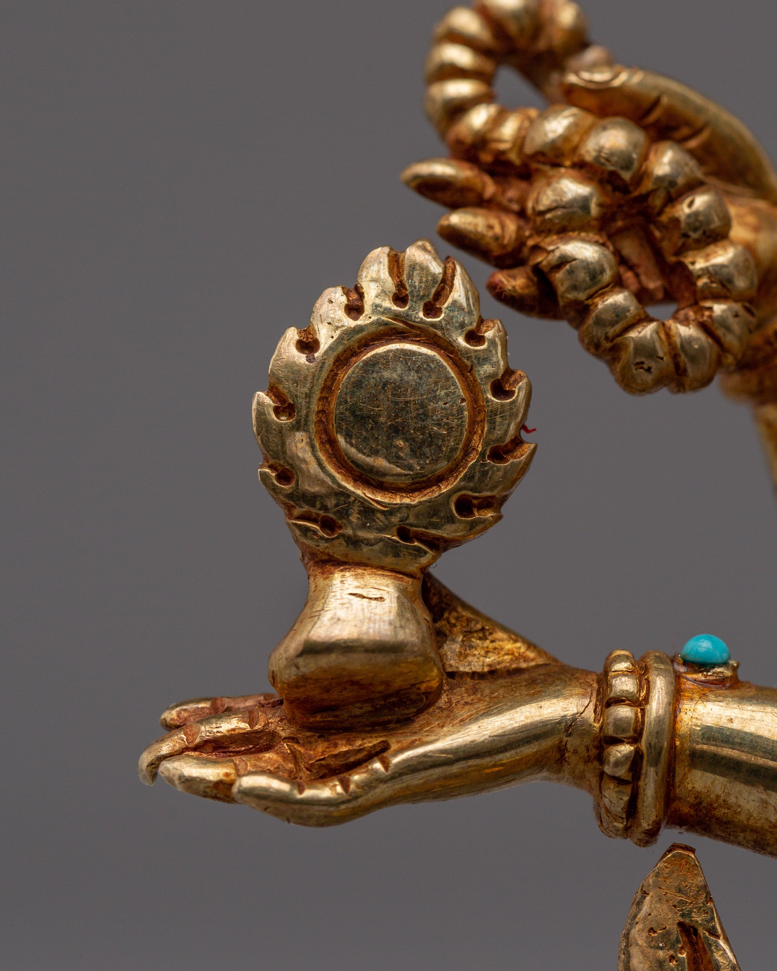 Spiritual Prosperity Icon Vasudhara | Tibetan Art for Abundance