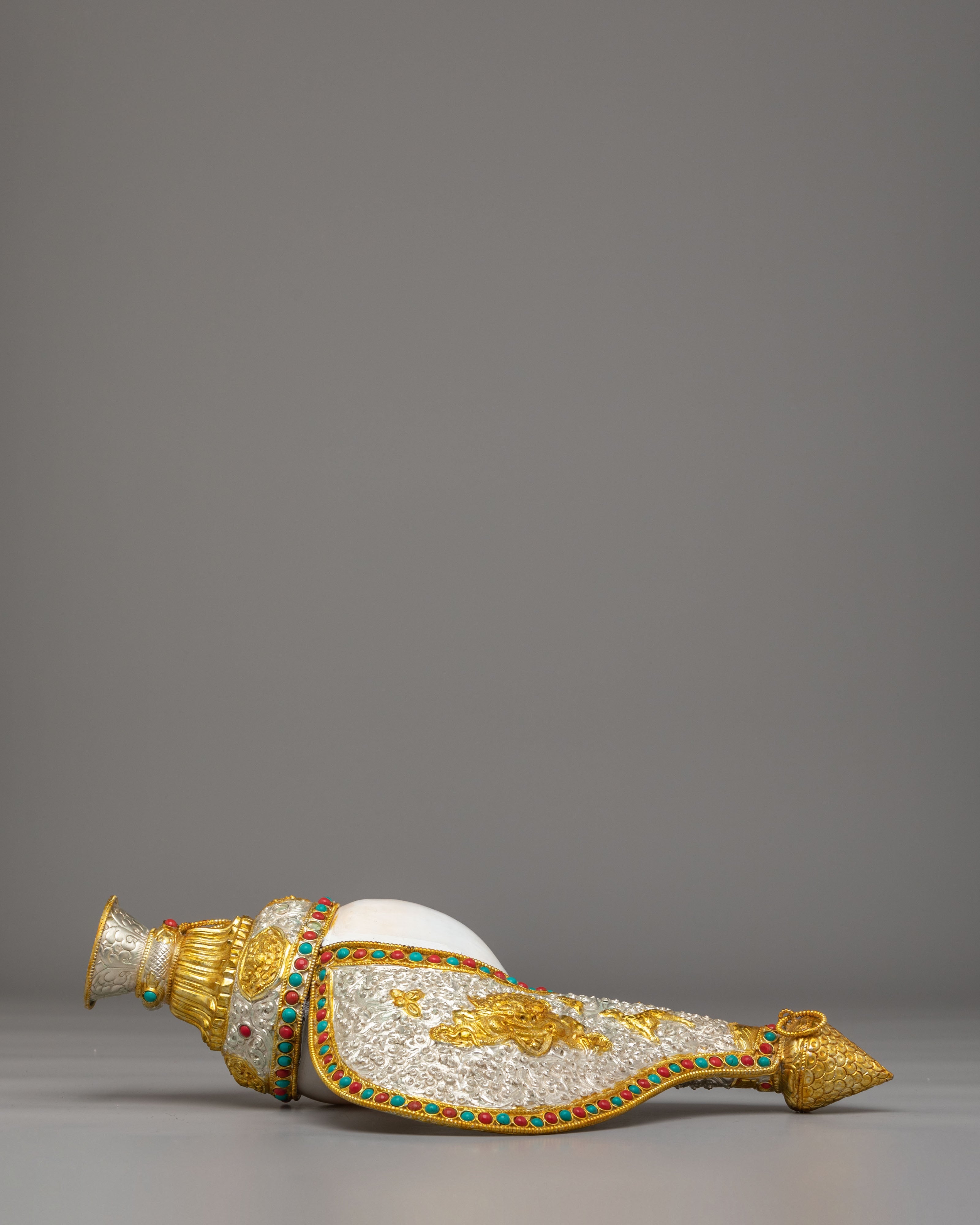 Handmade Conch for Ritual | Conch Shell for Puja