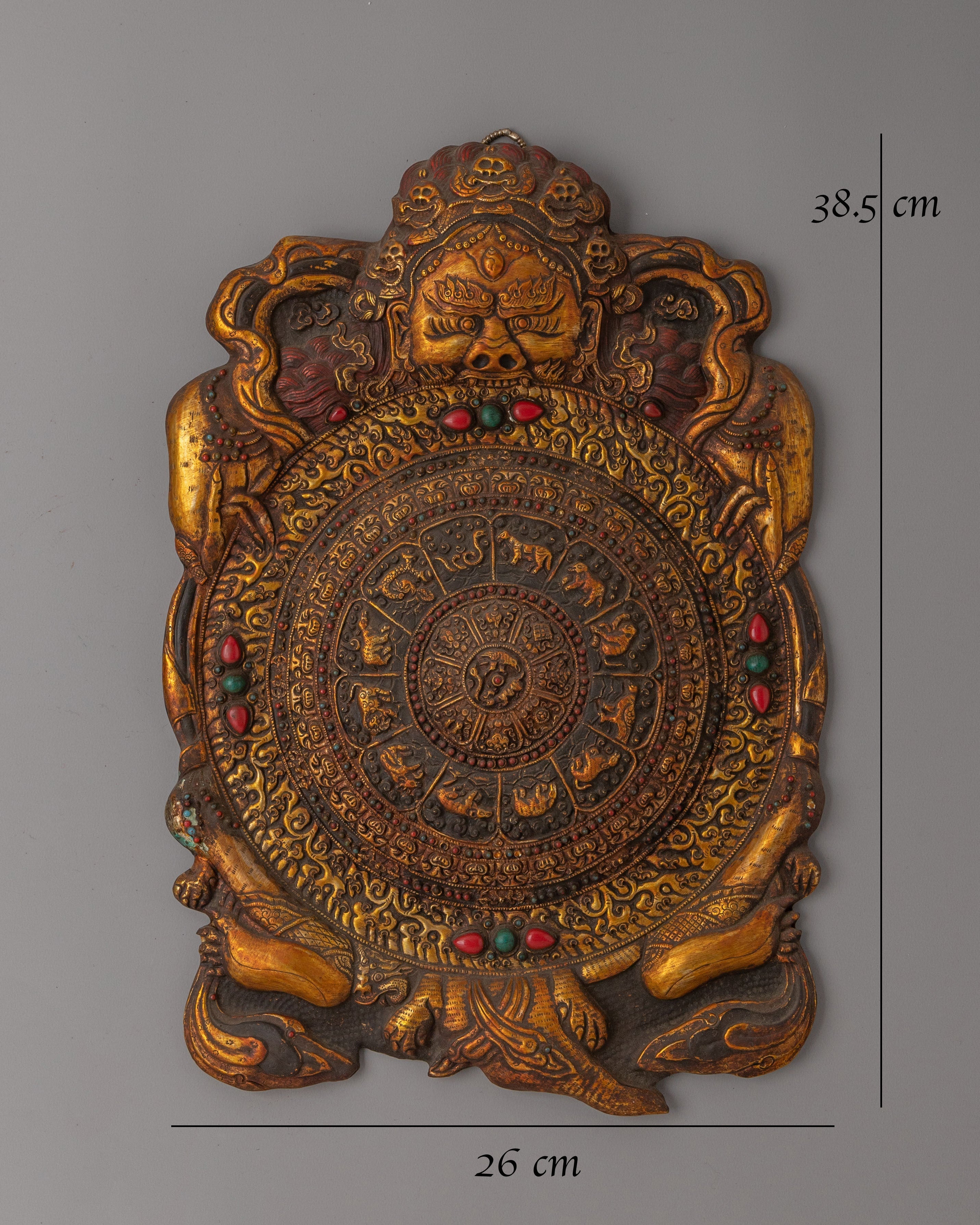 Tibetan Wheel Of Life Wall Hanging | Handcrafted Buddhist Art
