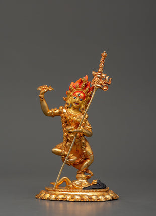 Vajravarahi Wrathful Buddhist Deity Statue | Dorje Phagmo Figurine for Spiritual Awakening