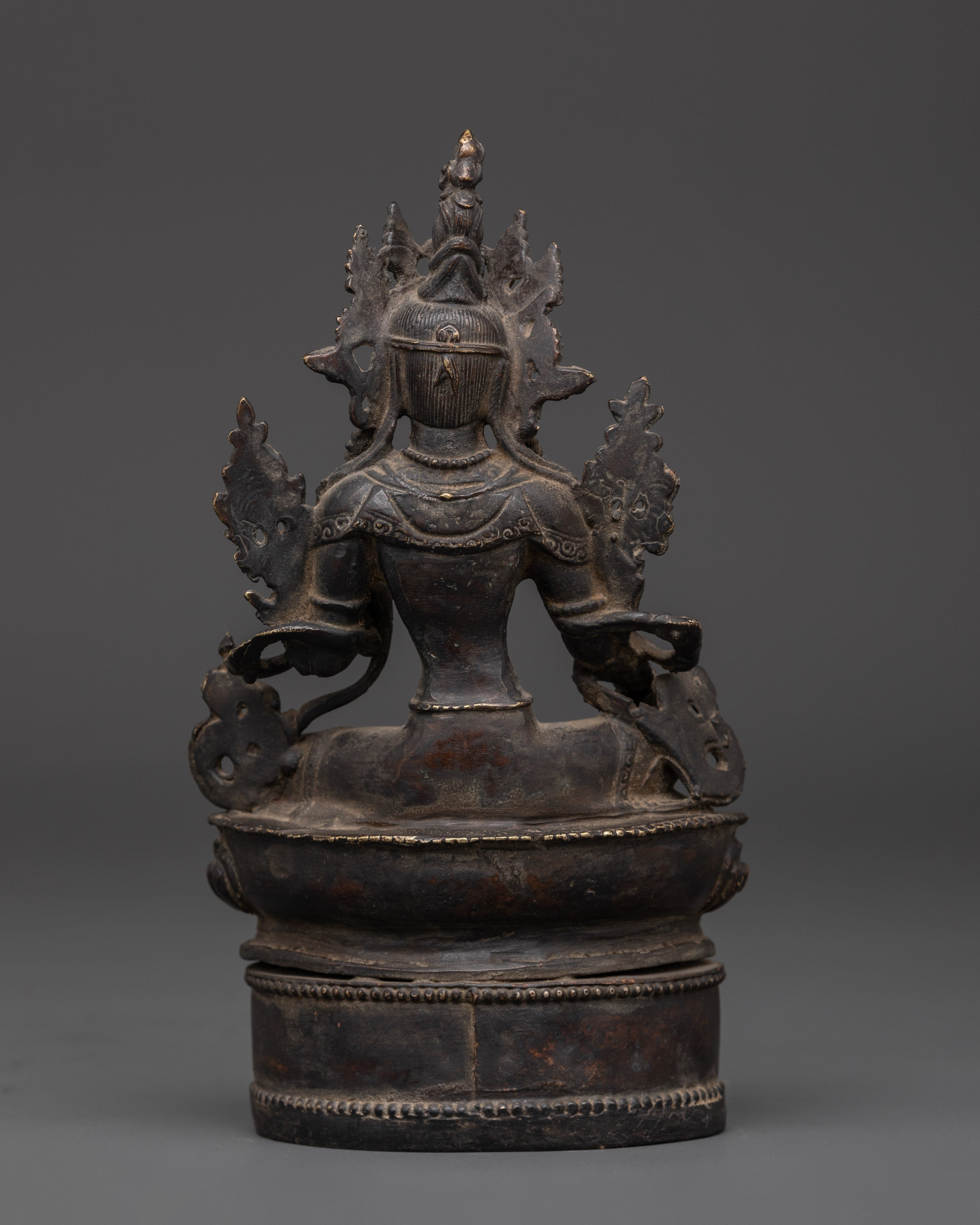 Handcrafted Compassionate Green Tara Figurine for Altar and Decor