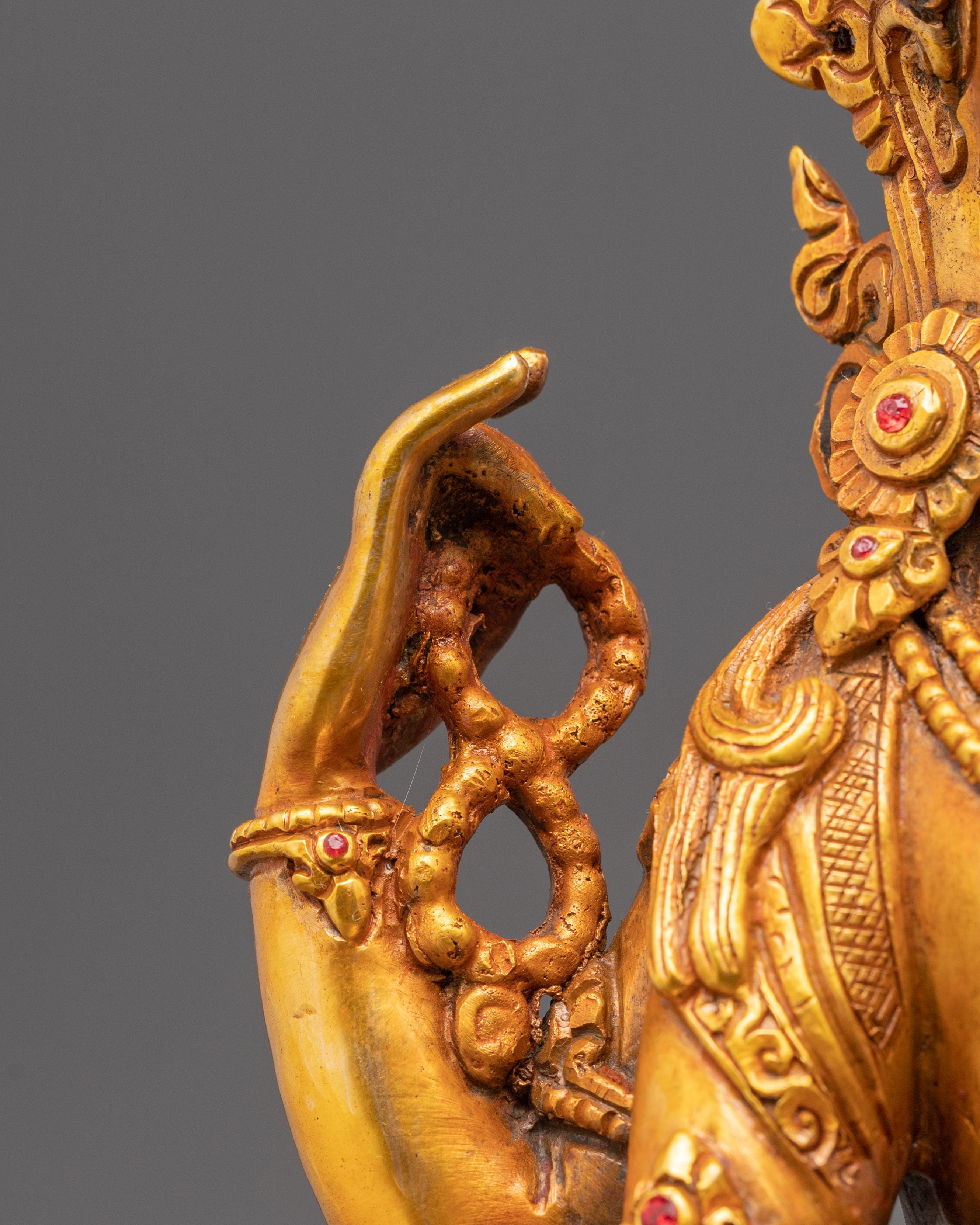 Tibetan Buddhist Chenrezig sculpture | Spiritual Home Decor