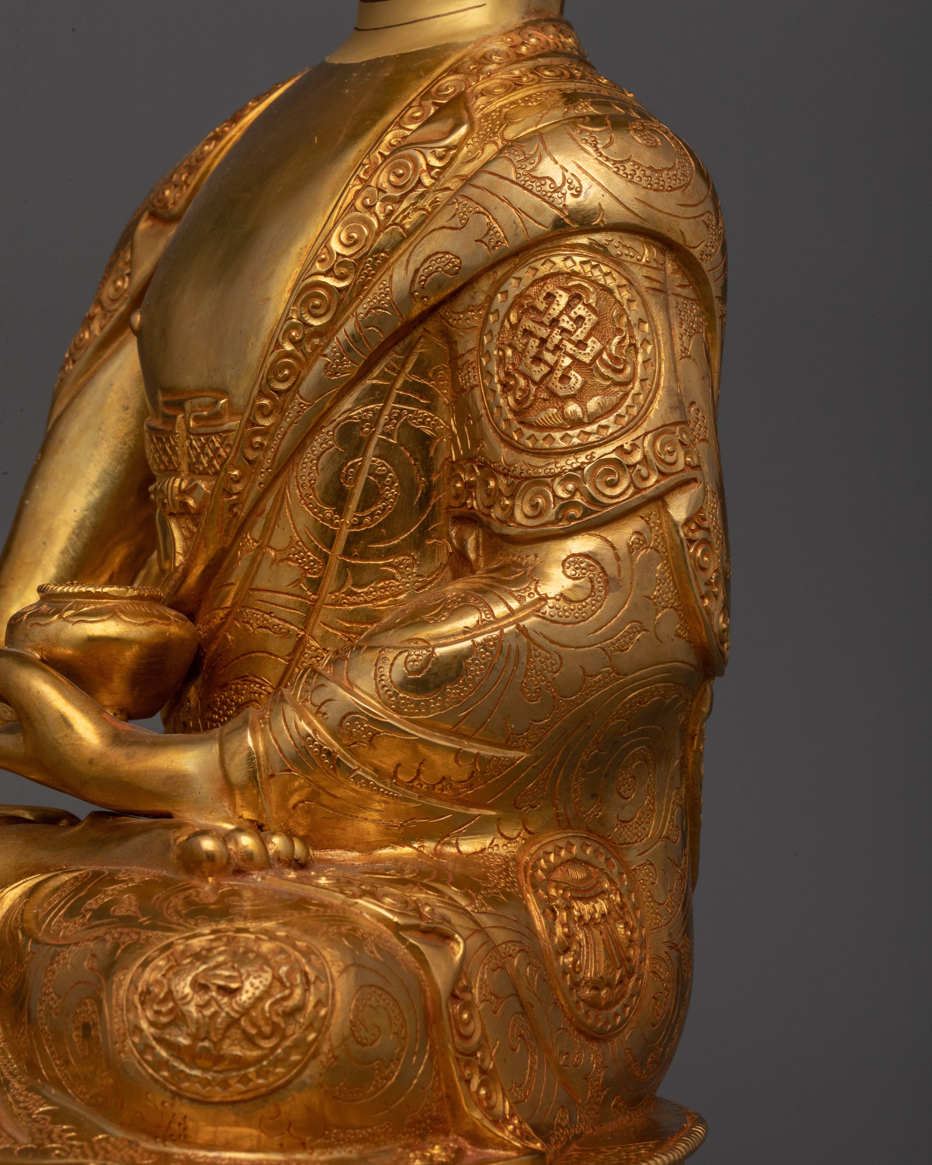 Enlightened Teacher Shakyamuni Buddha Statue | Meditation Altar Statue