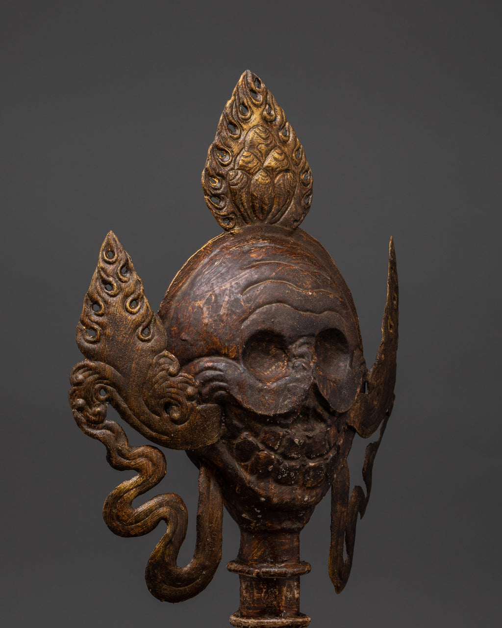 Human Skull Ritual Skull Ceremonial Decor | for Esoteric Rituals and Tantric Symbolism