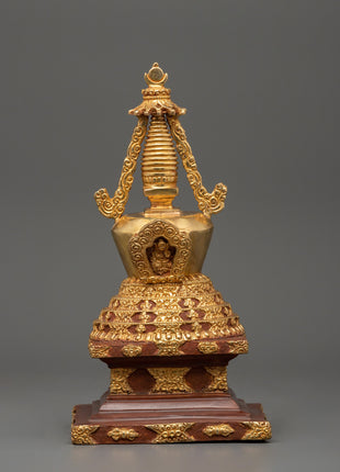 oxidized-gold-plated-stupa
