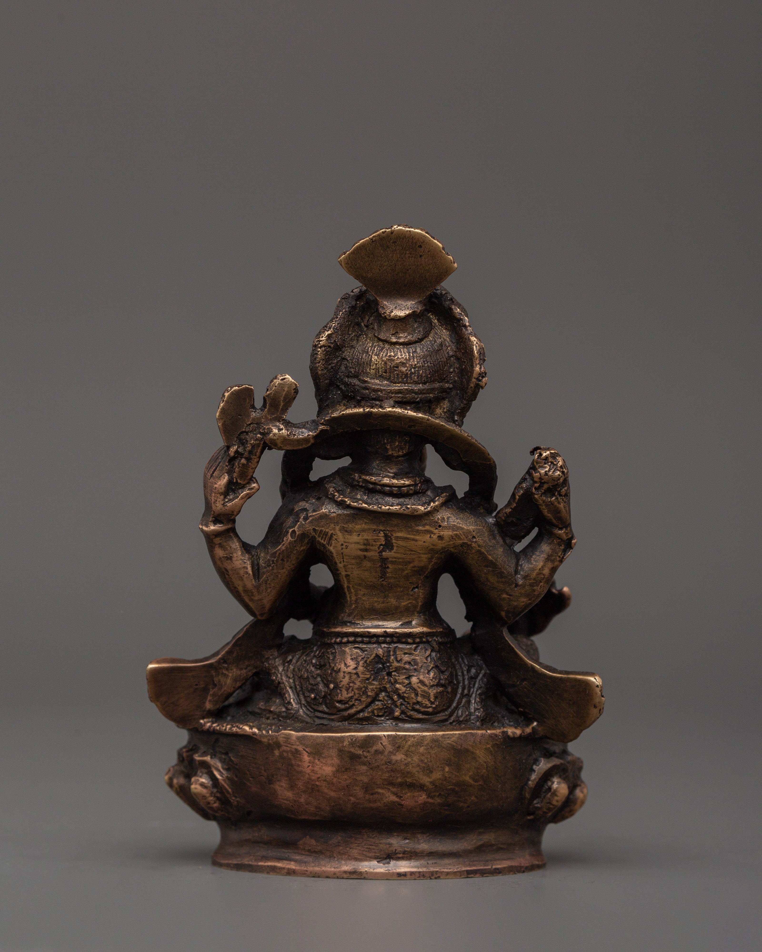 Handmade Hindu Deity Sculpture of Ganesh | Symbol of Wisdom