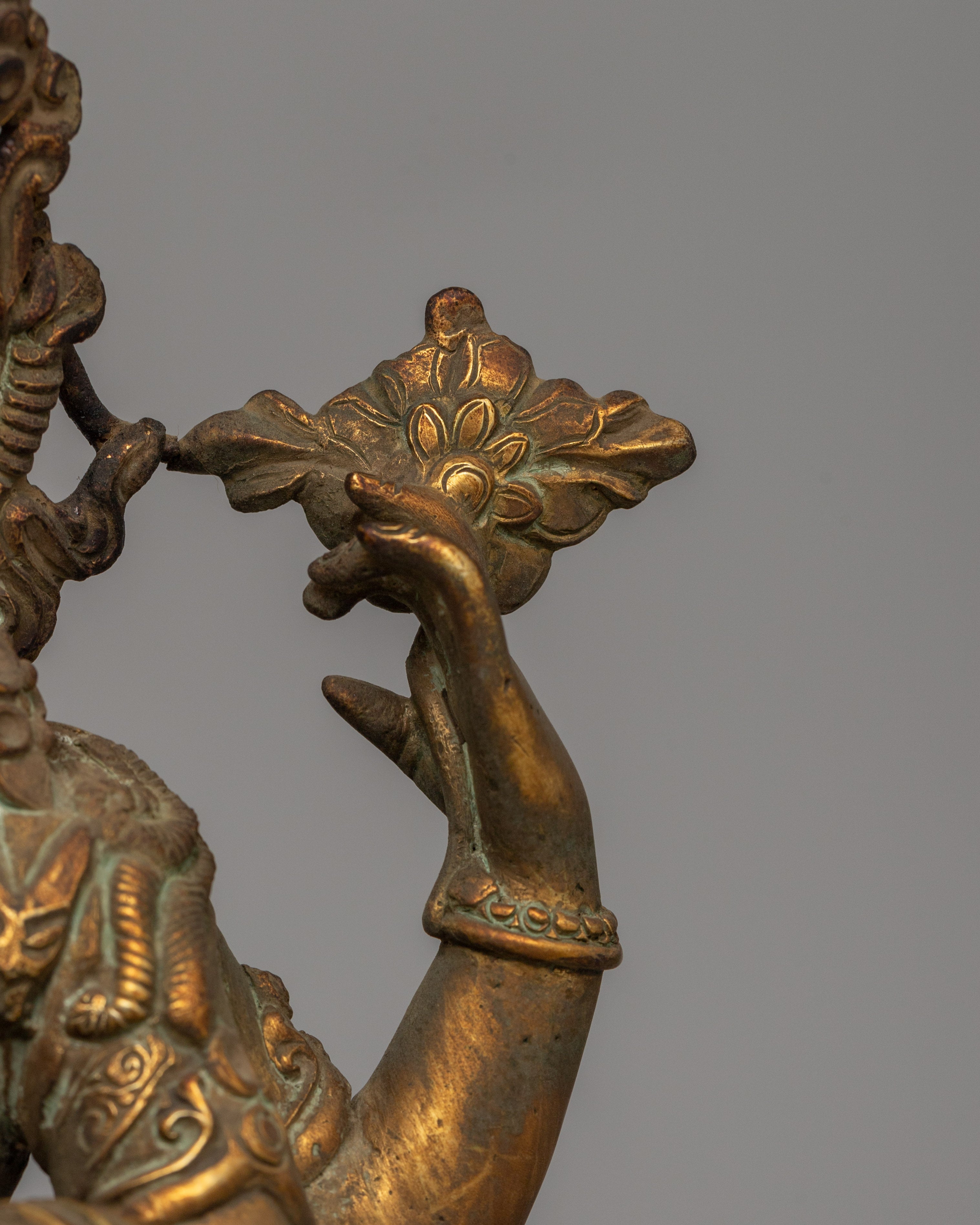 Four Armed Chenrezig Buddhist Deity Statue | Traditional Himalayan Art And Craft of Nepal