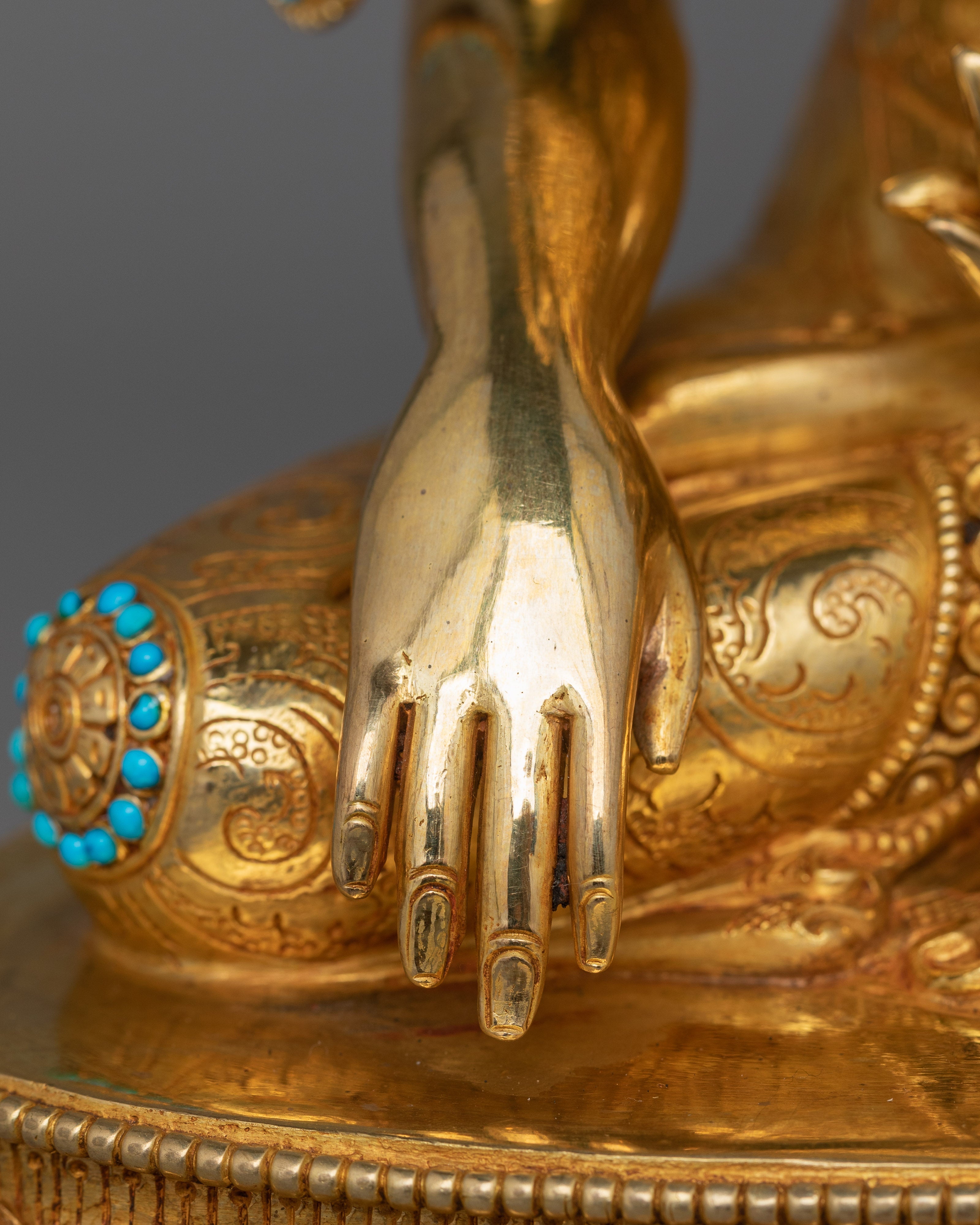 Himalayan Siddhartha Gautama with Crown Sculpture | The Buddha of Enlightenment