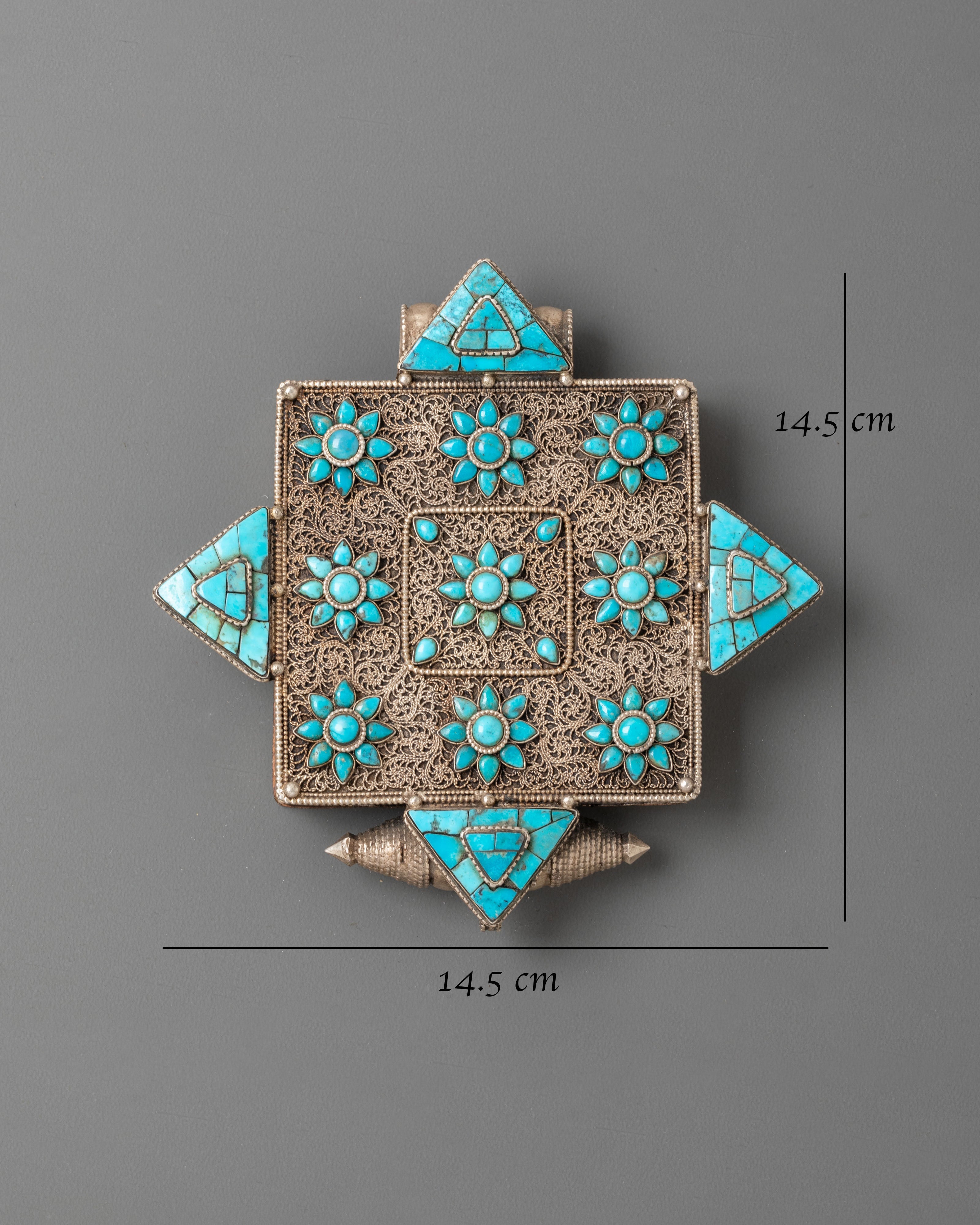 Ghau Protective Jewelry | Turquoise Locket