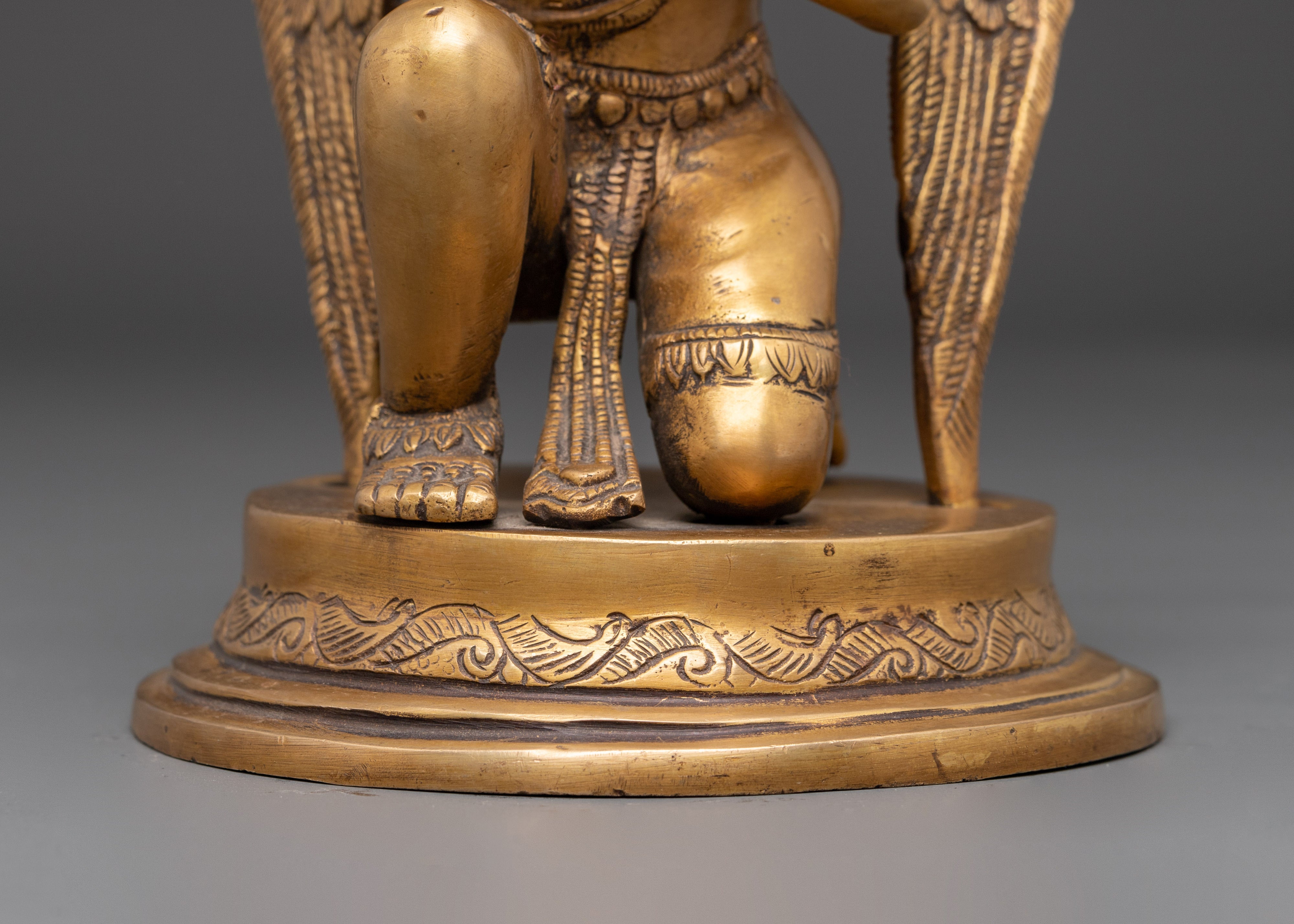 Sacred Buddhist Deity Garuda | Mythical Bird Sculpture