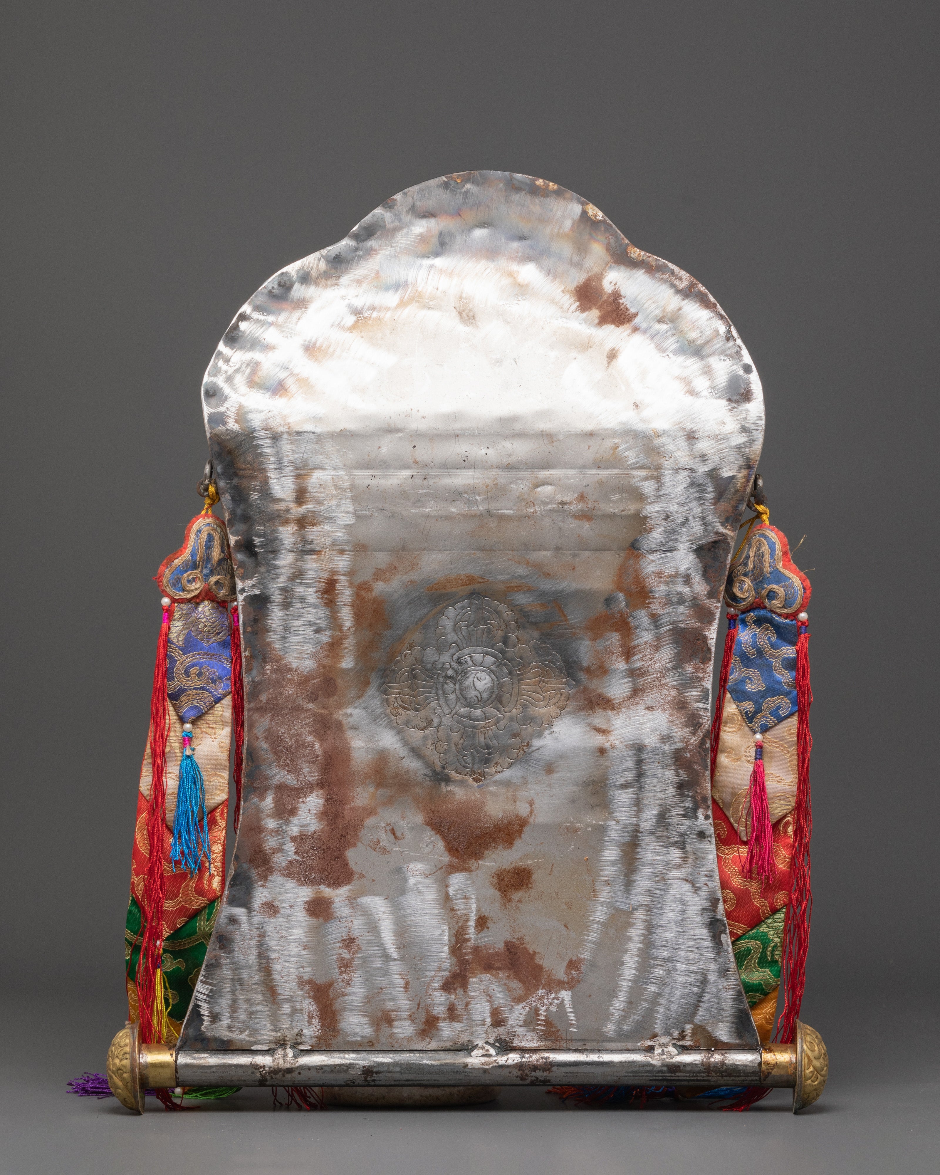 Tibetan Shakyamuni Buddha Metal Thangka | Symbol of Peace and Wellness