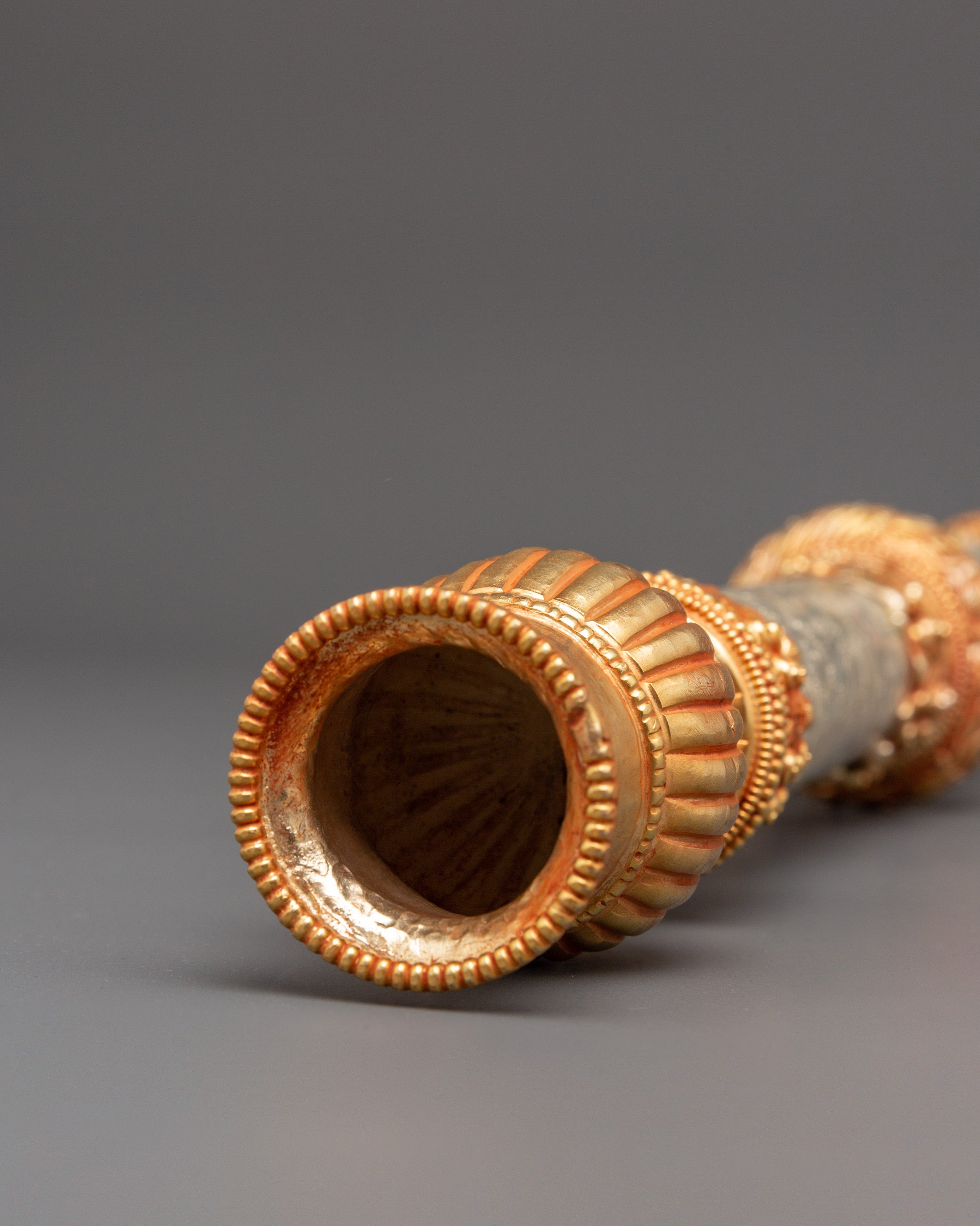 Gold Plated Incense Holder for Spiritual Practice | Perfect for Meditation and Offerings