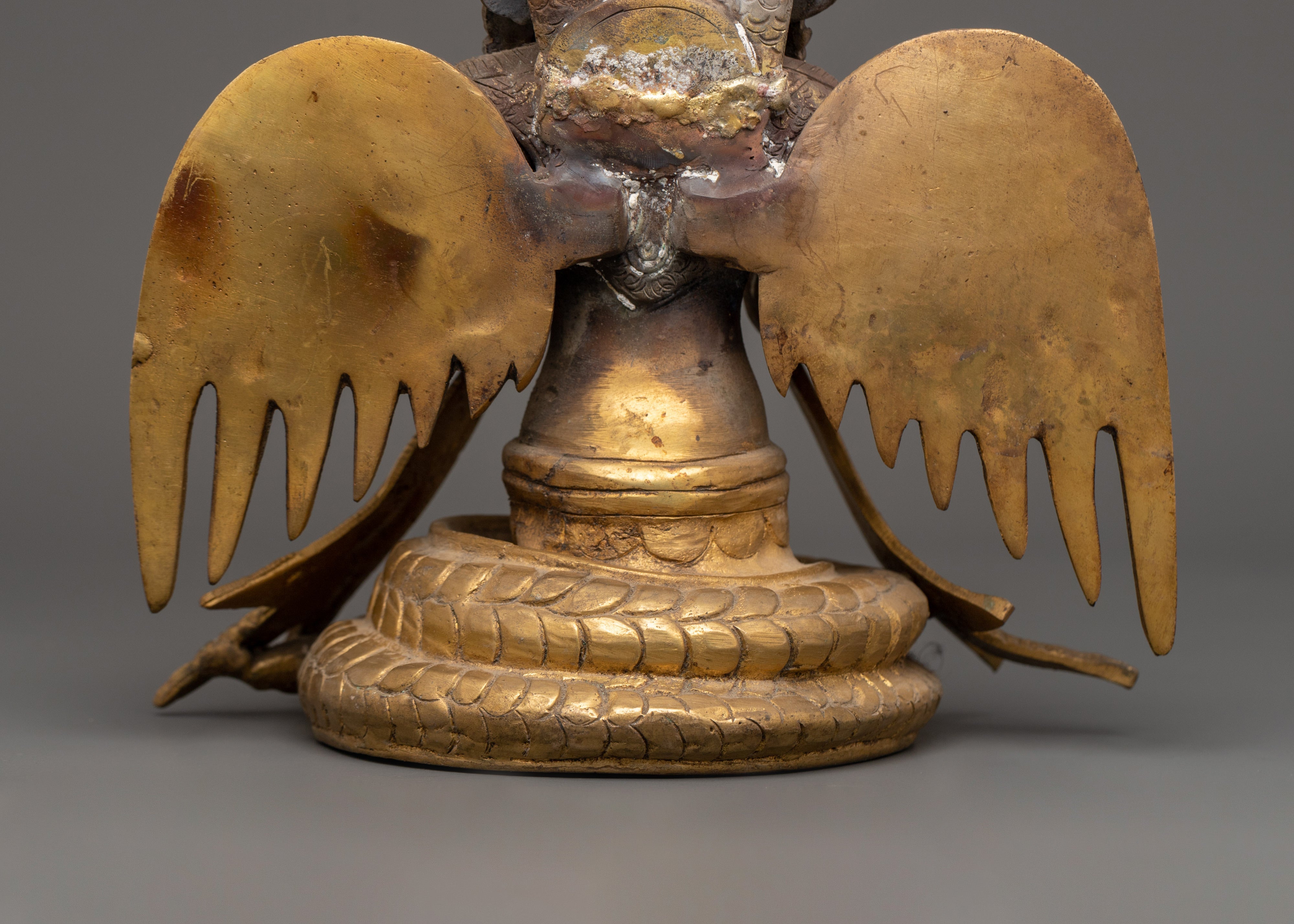 Handcrafted brass Naagkanya statue | Sacred Brass Home Altar Decor